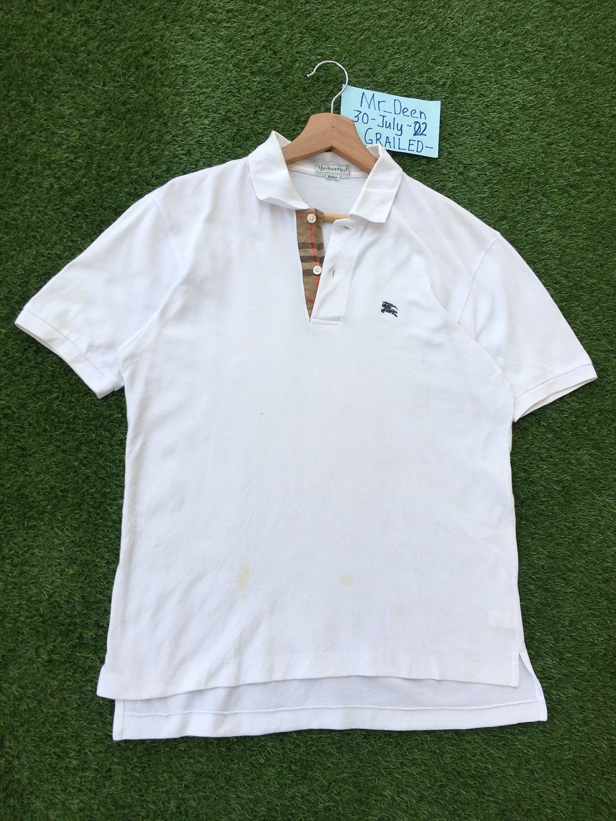 Burberry Vintage Burberry White Collar Shirt Size US M / EU 48-50 / 2 - 3 Thumbnail