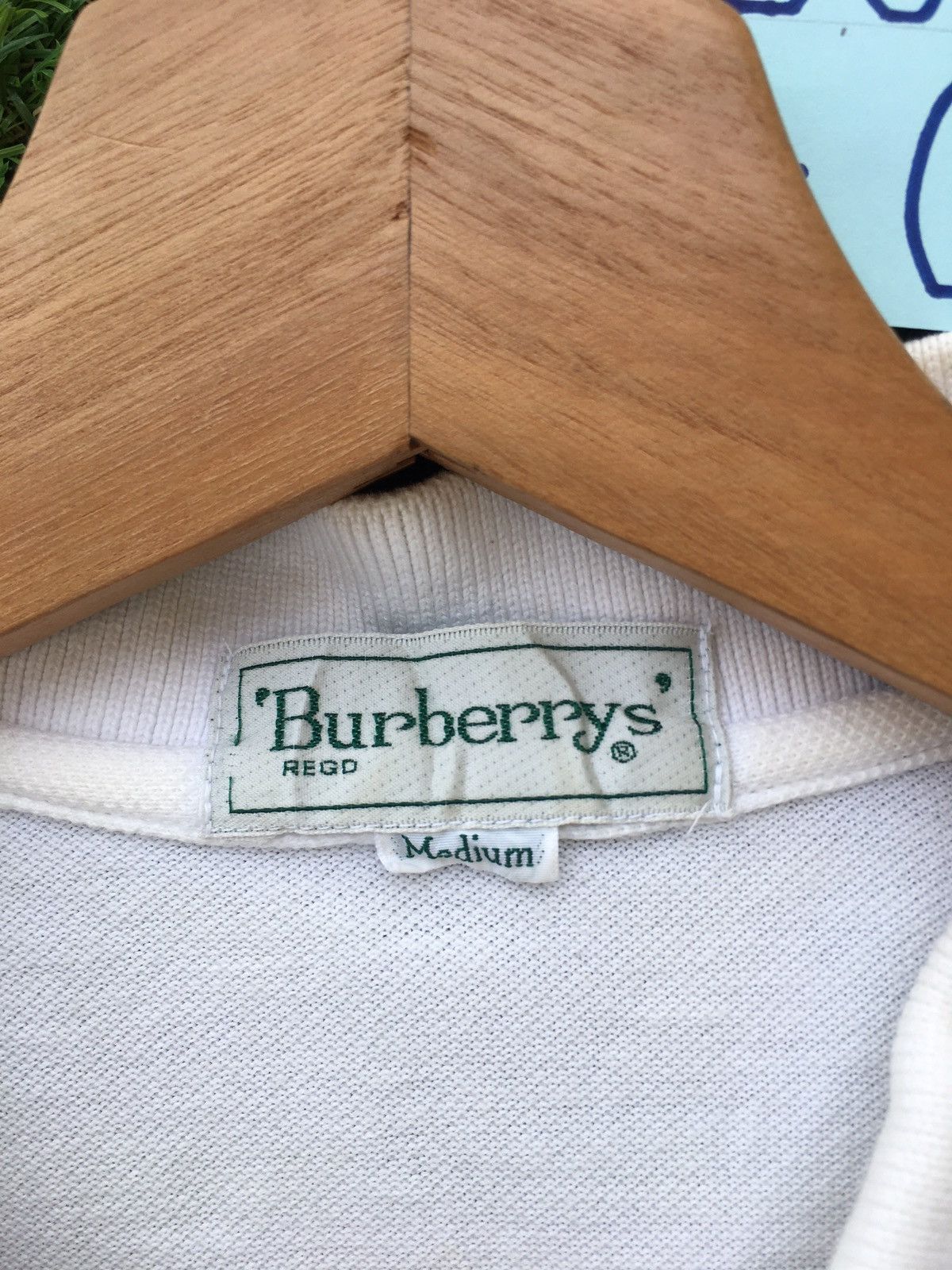 Burberry Vintage Burberry White Collar Shirt Size US M / EU 48-50 / 2 - 9 Thumbnail