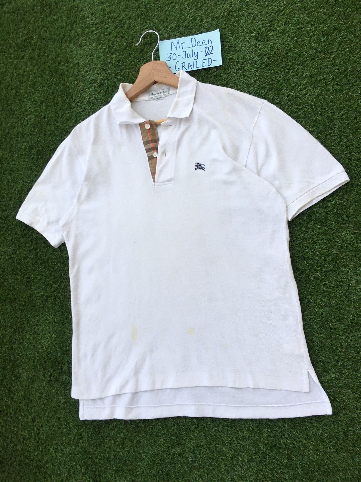Burberry Vintage Burberry White Collar Shirt Size US M / EU 48-50 / 2 - 4 Thumbnail