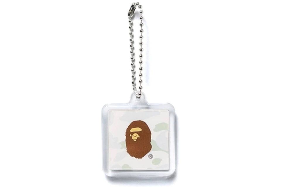 Bape BAPE Ape Head City Camo Keychain White Size ONE SIZE - 1 Thumbnail