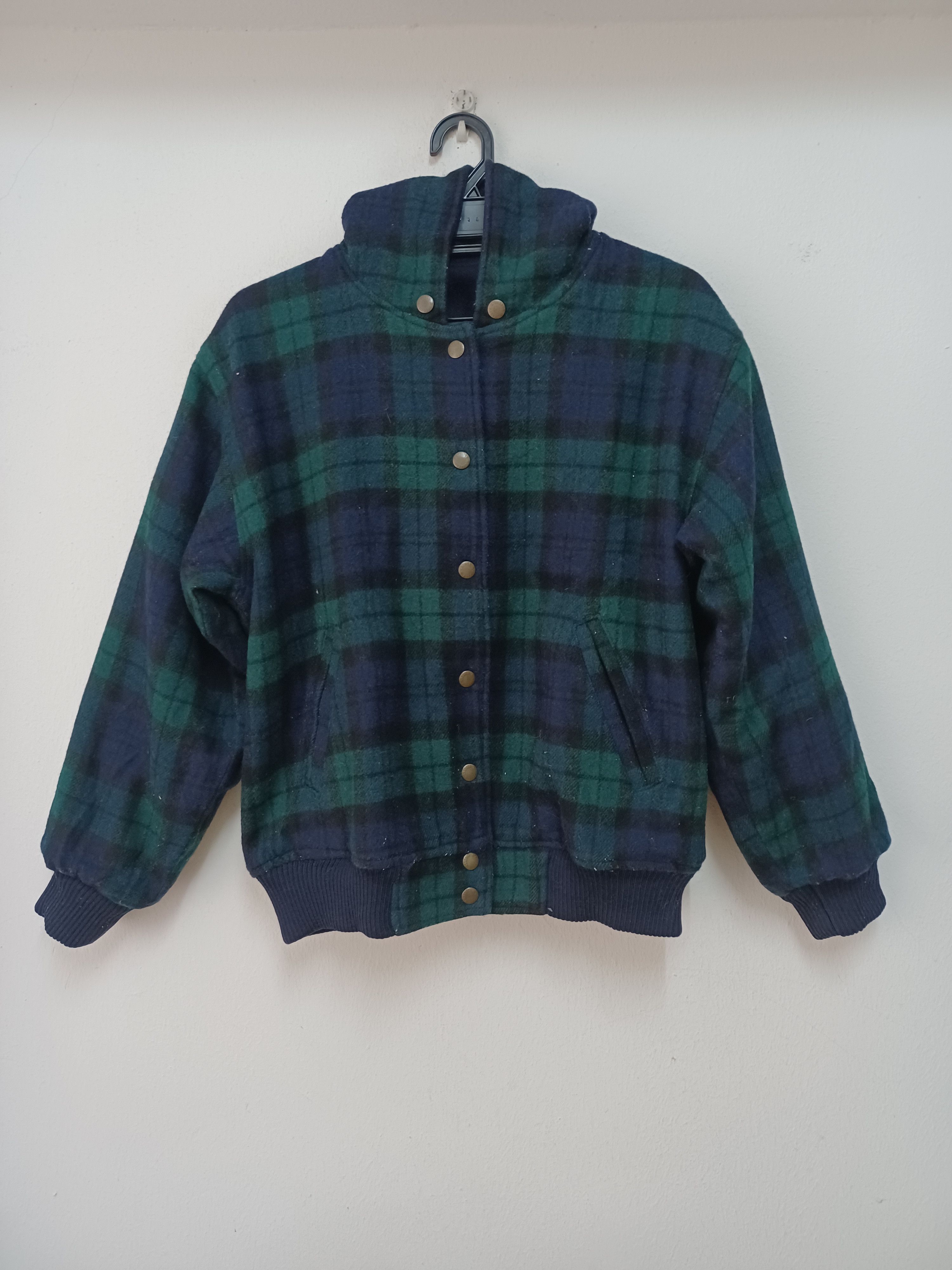 McGREGOR TARTAN PLAID REVERSIBLE VARSITY JACKET