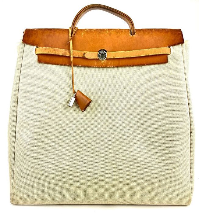 Hermes Hermès 40cm Toile Herbag Tote 2-in-1 1H101 | Grailed