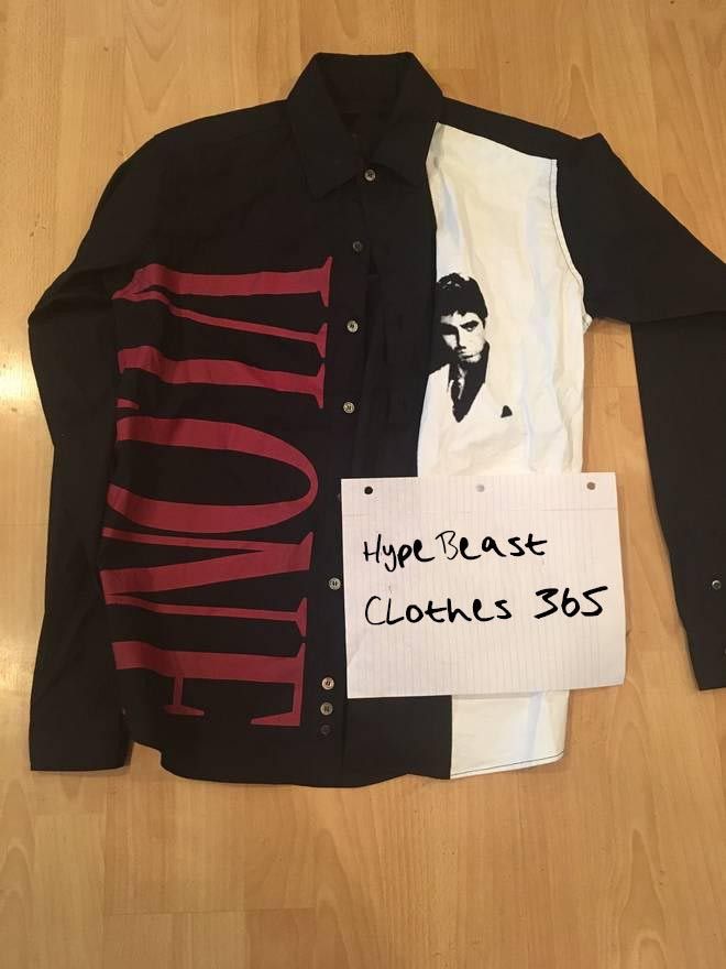 Vlone VLONE SCARFACE LONG SLEEVE SHIRT Grailed