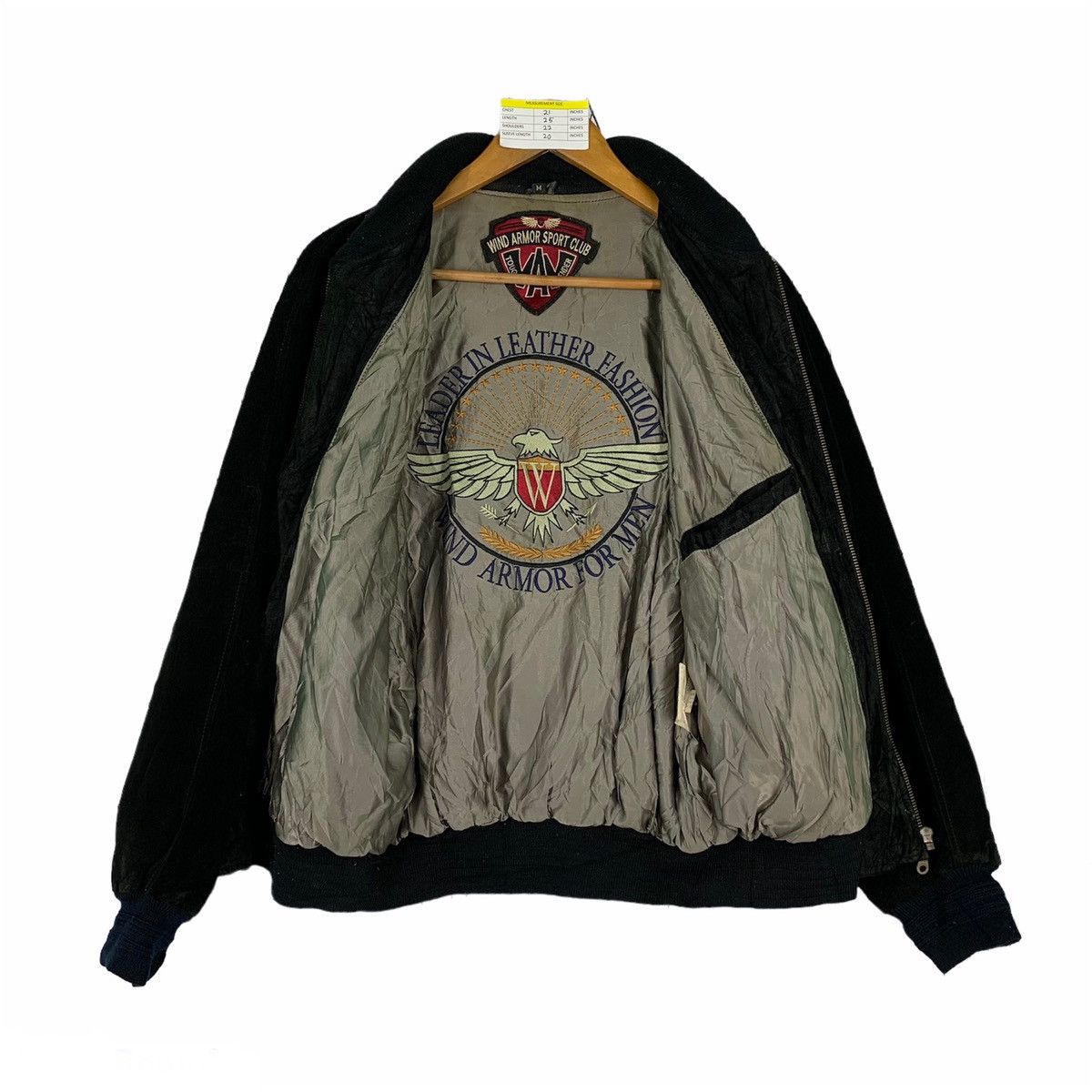 Vintage Leather In Leather Fashion Wind Armor For Men Jacket
