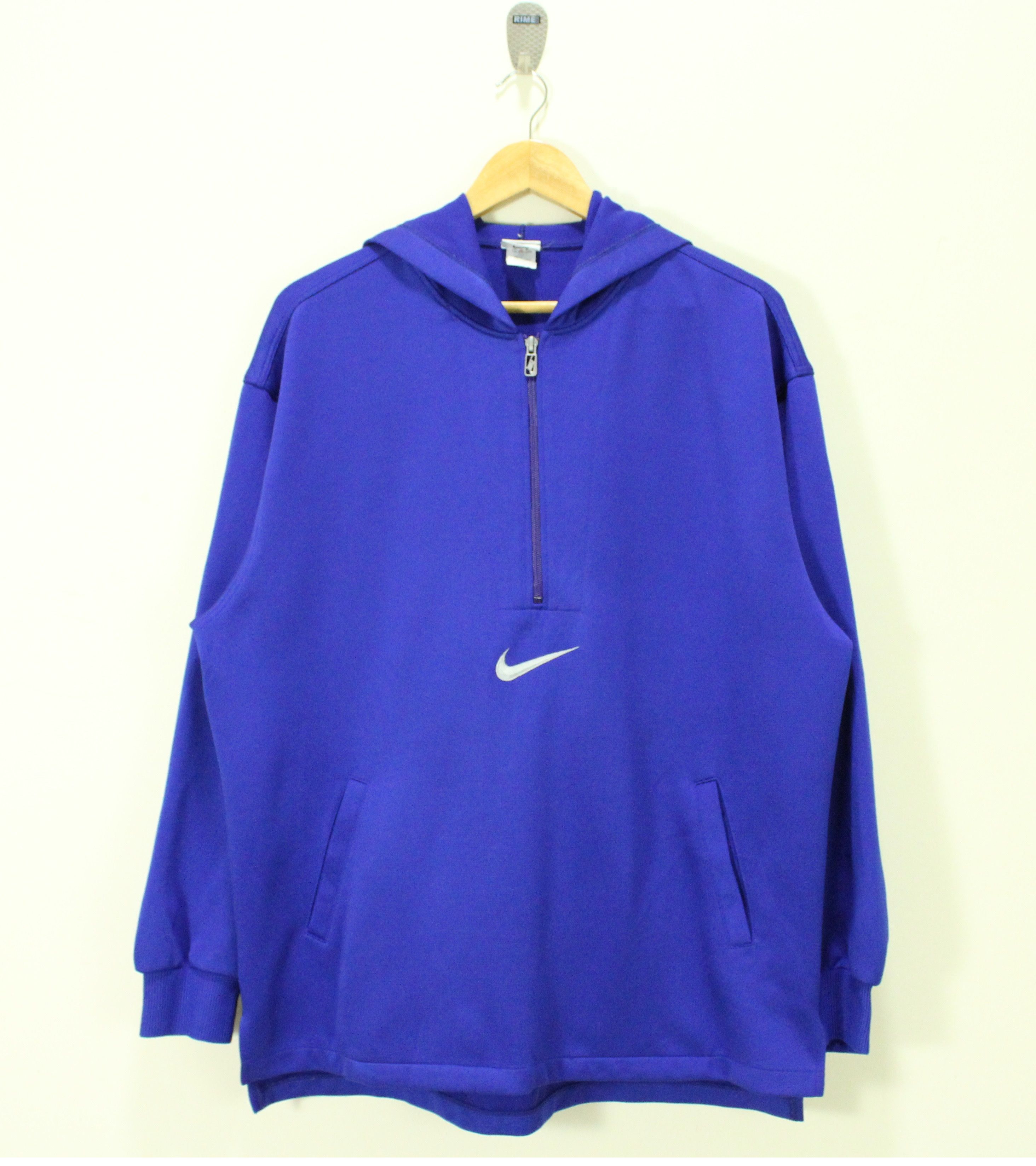 Nike × Nike ACG × Vintage Vintage NIKE Pullover Anorak Track Hooded Center Swoosh Size US L / EU 52-54 / 3 - 2 Thumbnail