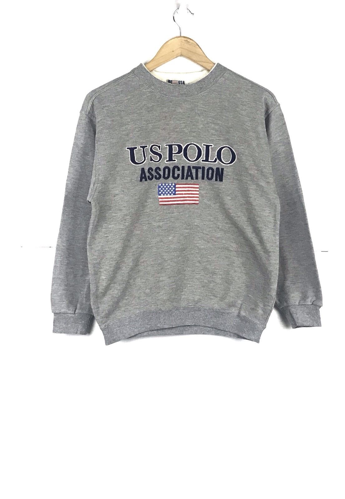 U.S. Polo Assn. Vintage U.S Polo Assn. Grey Colour XSmall Size Sweatshirt Size US XS / EU 42 / 0 - 1 Thumbnail