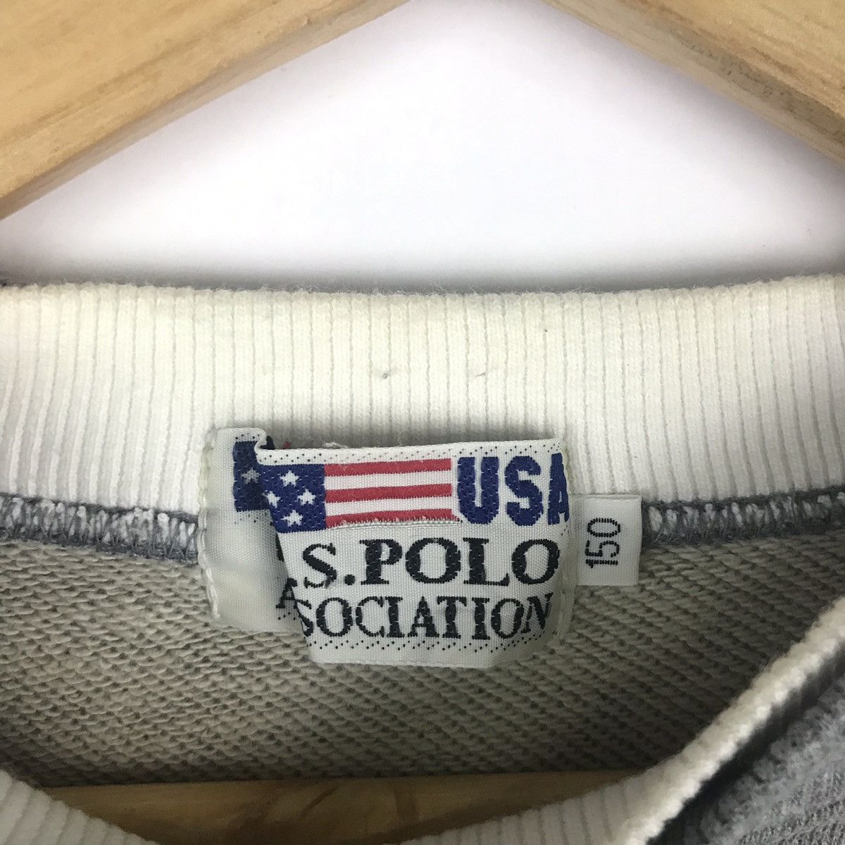 U.S. Polo Assn. Vintage U.S Polo Assn. Grey Colour XSmall Size Sweatshirt Size US XS / EU 42 / 0 - 4 Thumbnail