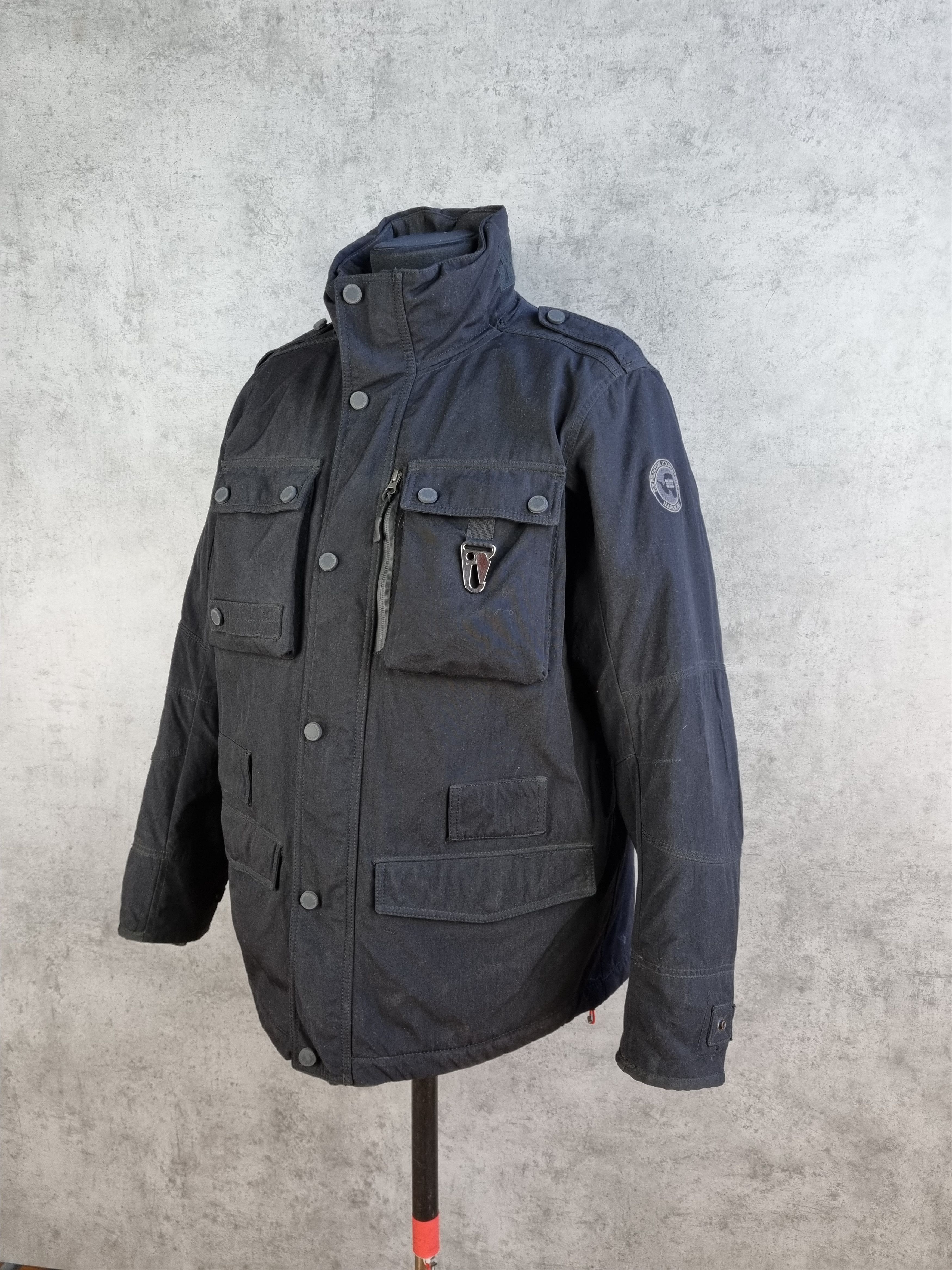 Japanese Brand × Napapijri 90s Napapijri Multi pockets Expedition Nylon Jacket Size US XL / EU 56 / 4 - 2 Thumbnail