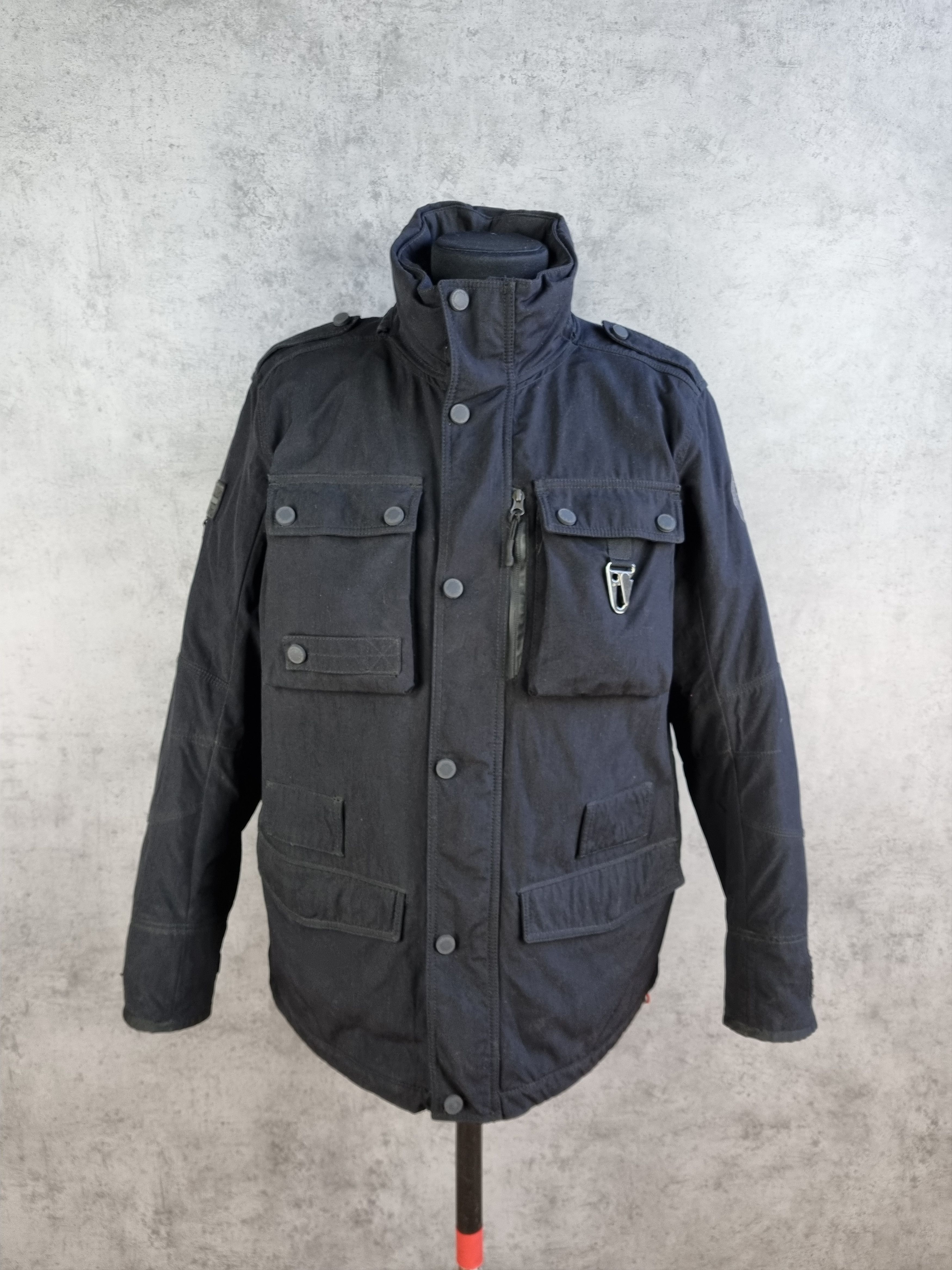 Japanese Brand × Napapijri 90s Napapijri Multi pockets Expedition Nylon Jacket Size US XL / EU 56 / 4 - 3 Thumbnail