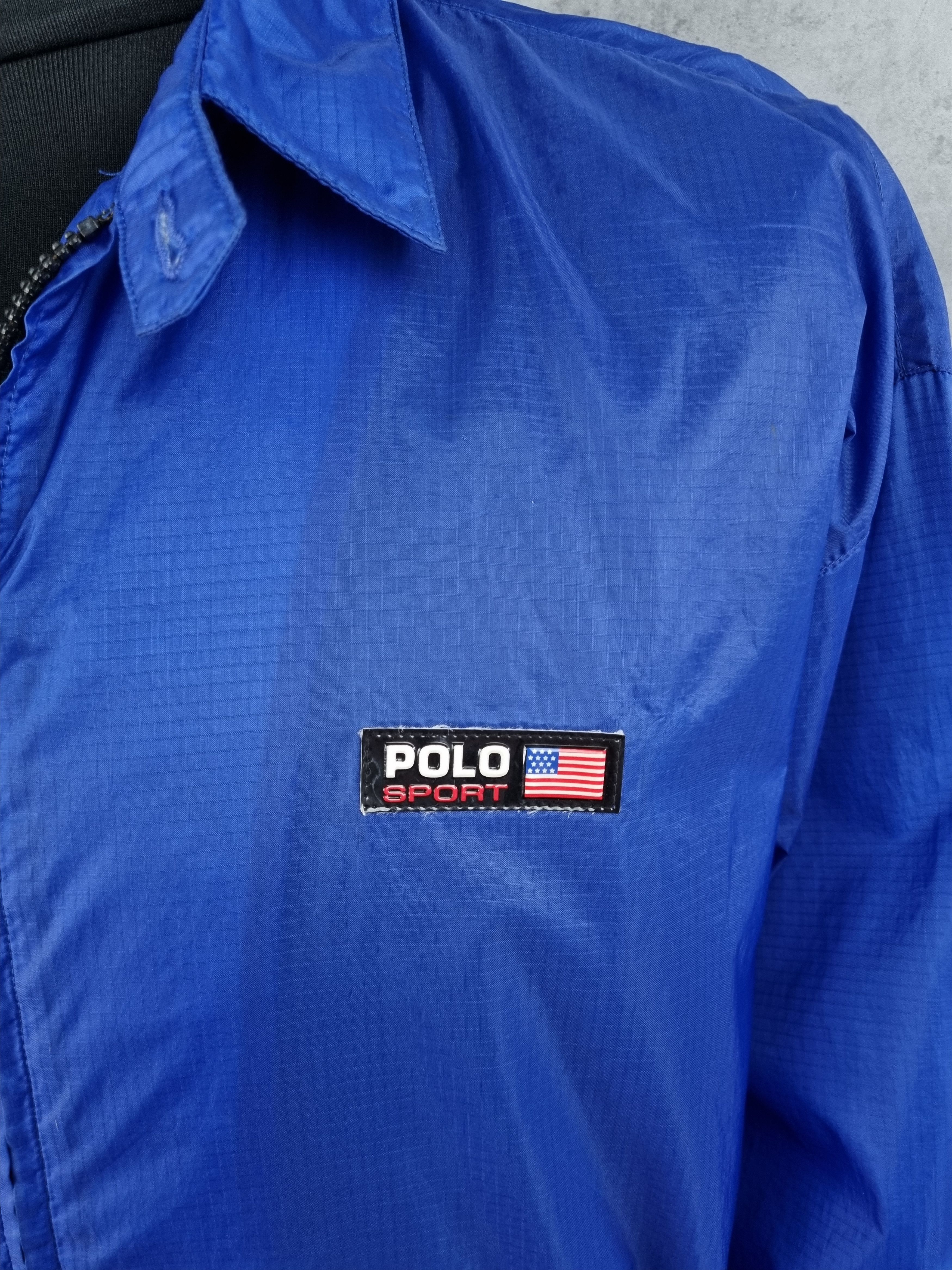 Polo Ralph Lauren × Ralph Lauren 90s Polo Ralph Lauren Yachting Lighy Fabrics Nylon Jacket Size US XL / EU 56 / 4 - 7 Thumbnail