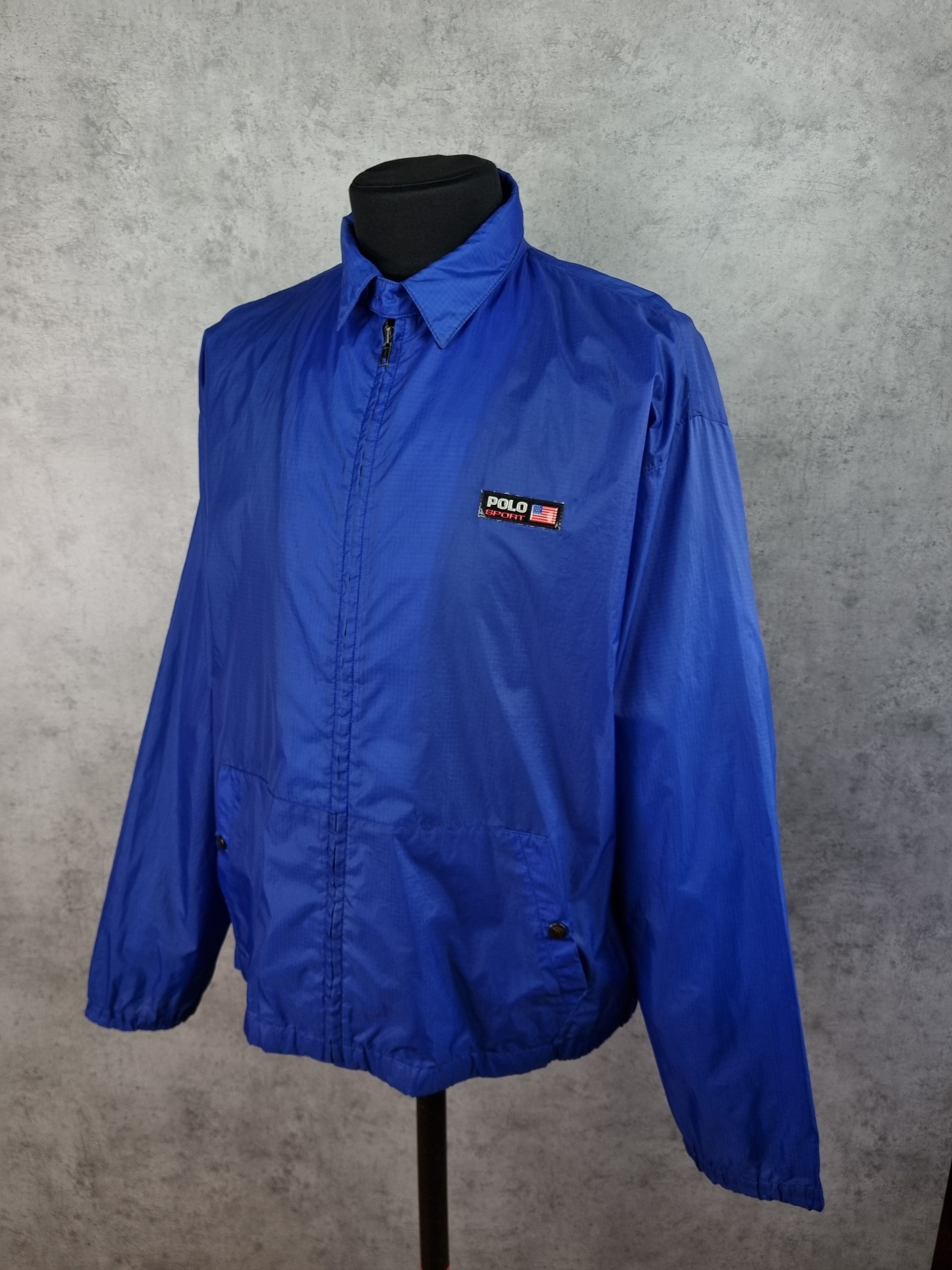 Polo Ralph Lauren × Ralph Lauren 90s Polo Ralph Lauren Yachting Lighy Fabrics Nylon Jacket Size US XL / EU 56 / 4 - 4 Thumbnail