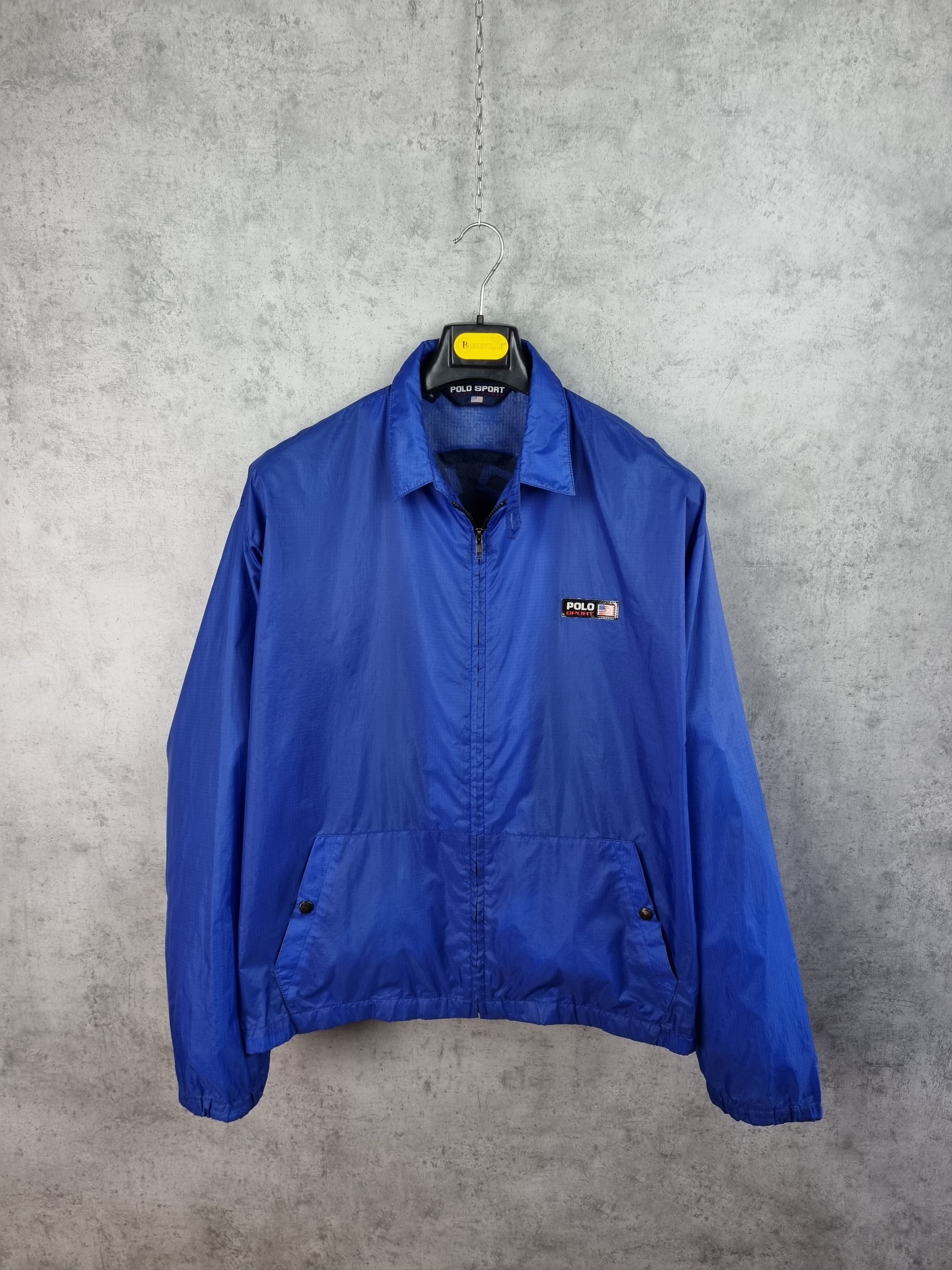 Polo Ralph Lauren × Ralph Lauren 90s Polo Ralph Lauren Yachting Lighy Fabrics Nylon Jacket Size US XL / EU 56 / 4 - 3 Thumbnail