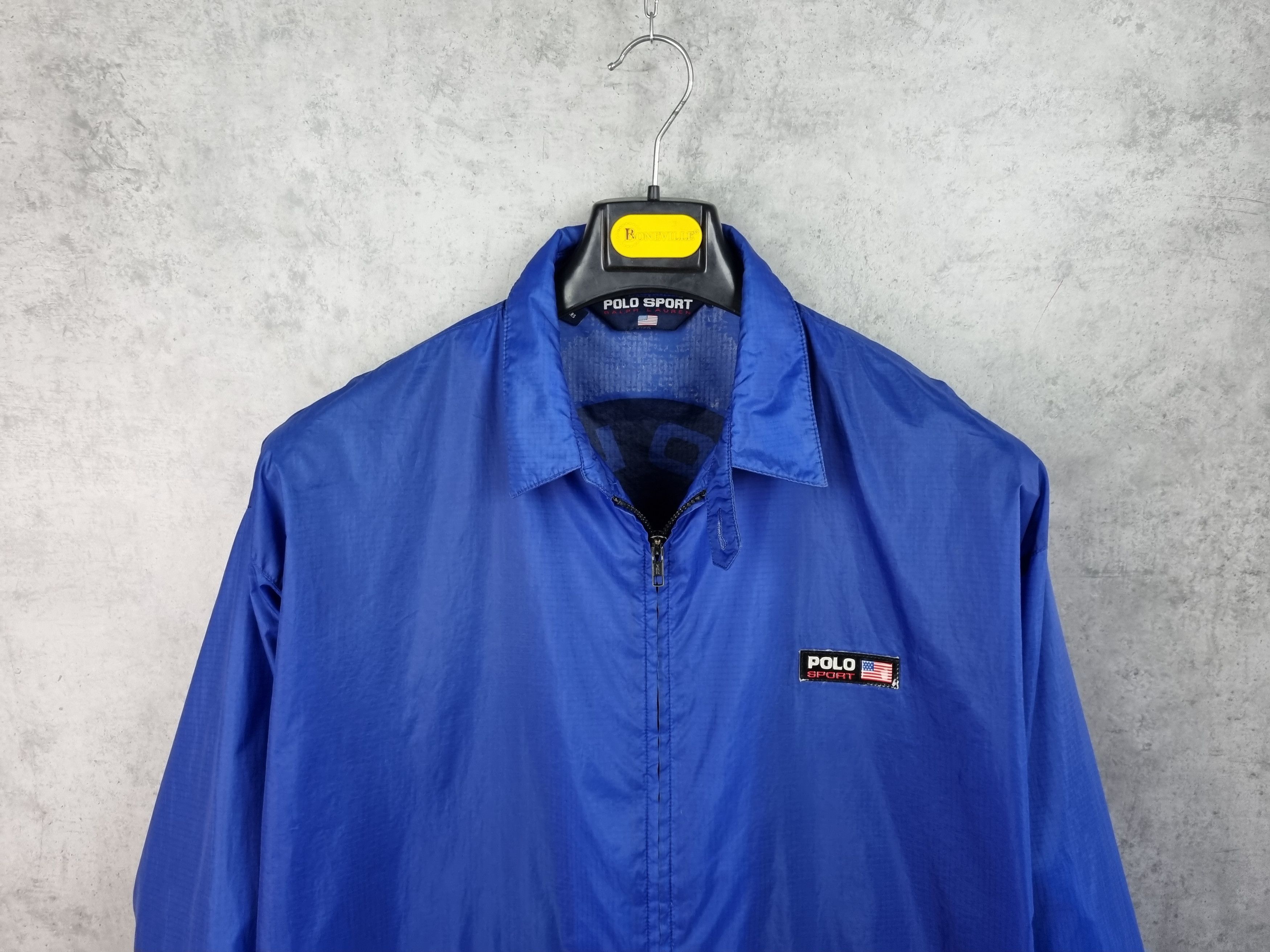 Polo Ralph Lauren × Ralph Lauren 90s Polo Ralph Lauren Yachting Lighy Fabrics Nylon Jacket Size US XL / EU 56 / 4 - 8 Thumbnail