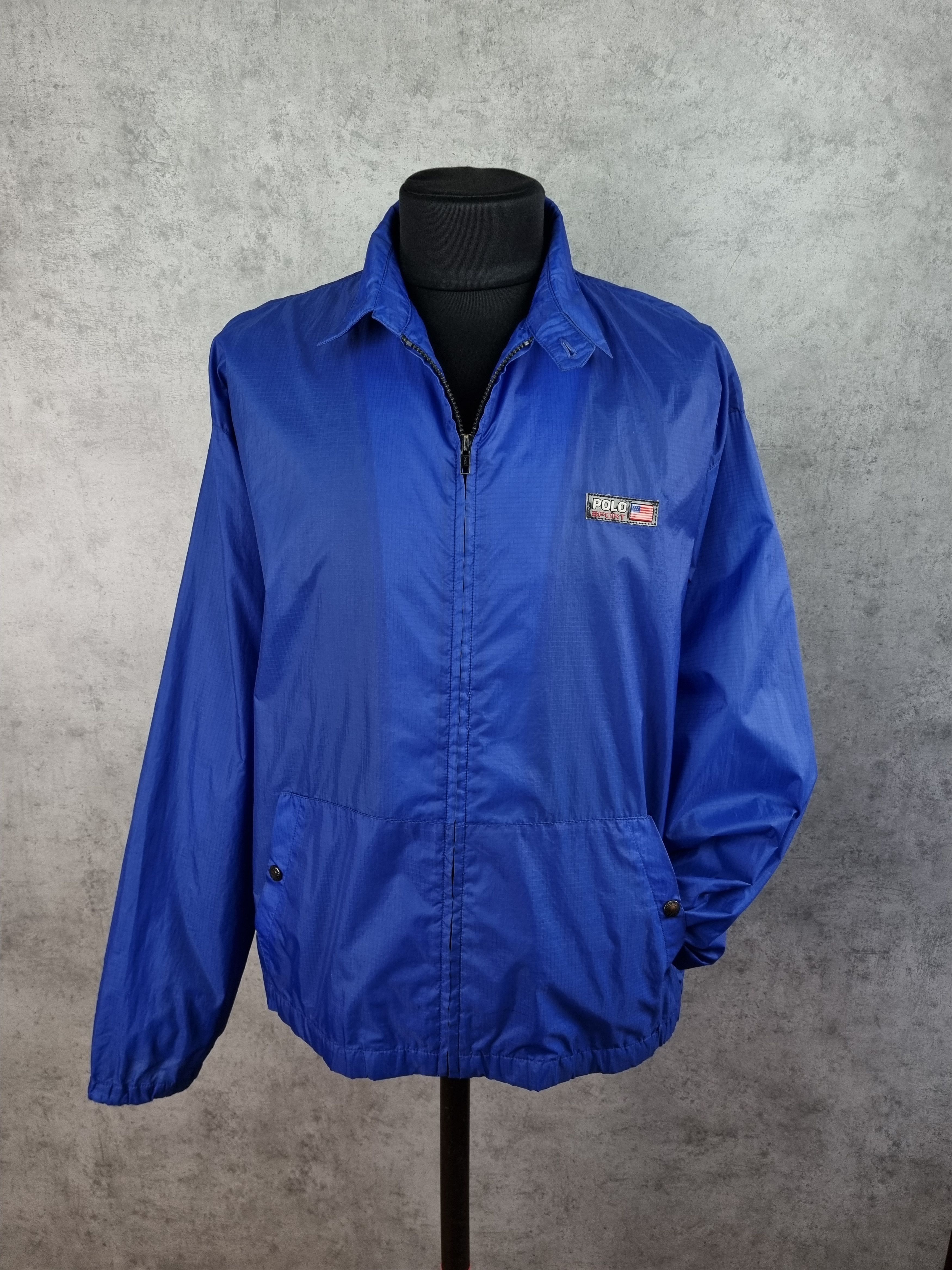 Polo Ralph Lauren × Ralph Lauren 90s Polo Ralph Lauren Yachting Lighy Fabrics Nylon Jacket Size US XL / EU 56 / 4 - 5 Thumbnail