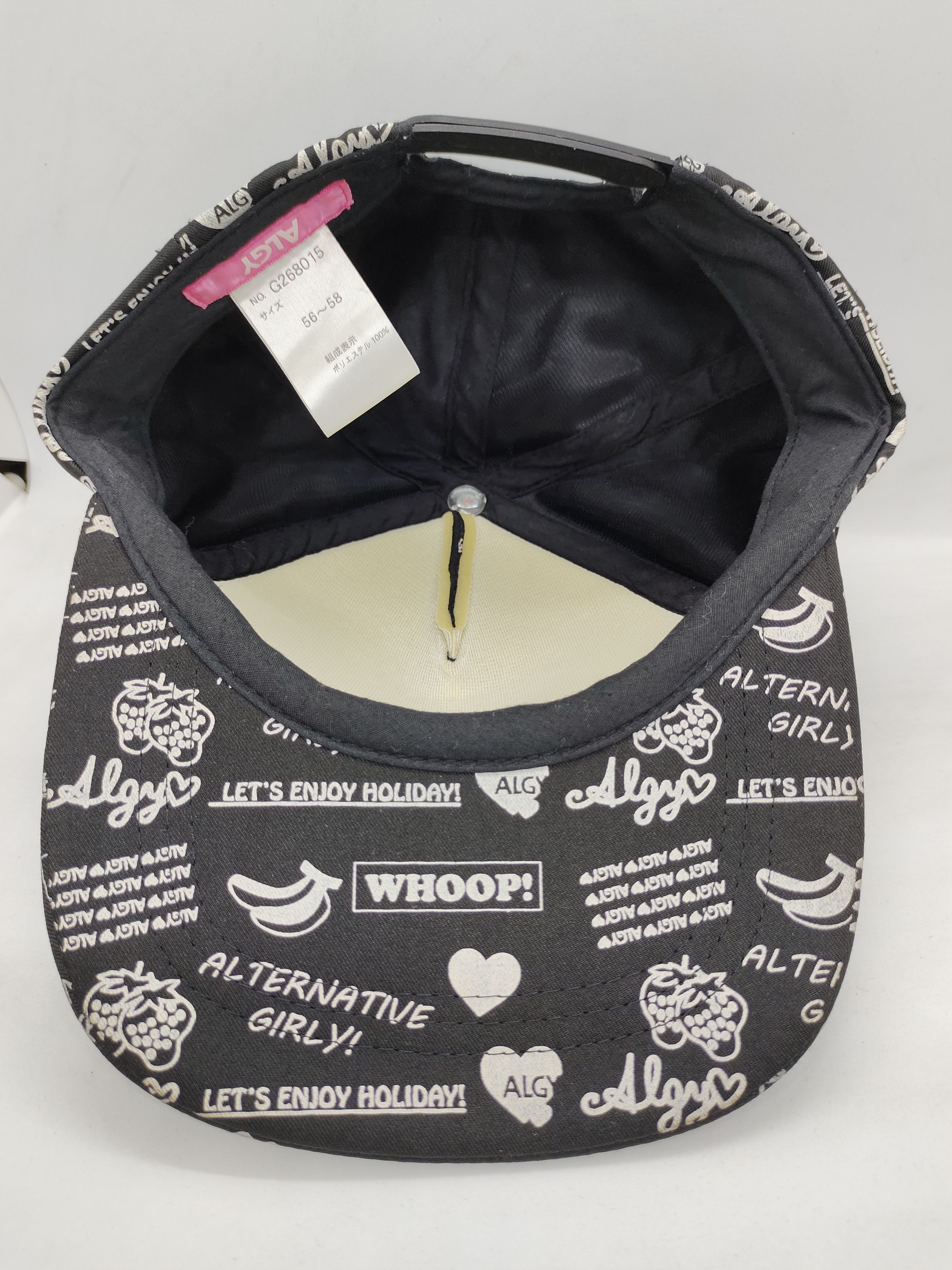 Japanese Brand Vintage Algy Japan Fullprint Cap Hat Snapback Size ONE SIZE - 7 Thumbnail