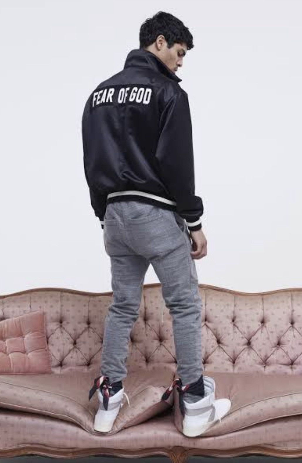 Fear of God Fear of God FOG 5th collection satin half zip