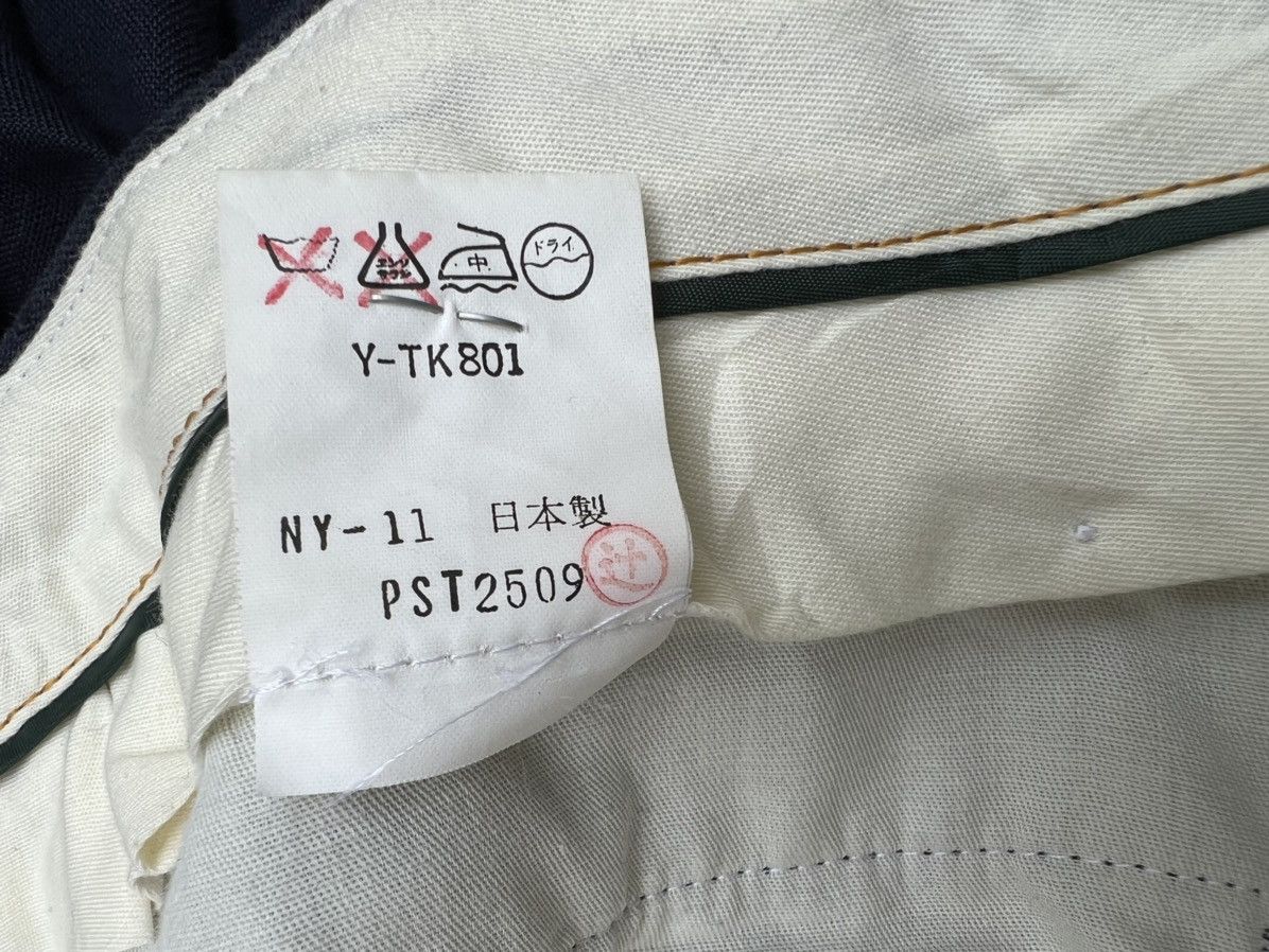 KEITAMARUYAMA Vintage 90s Keita Maruyama New Yorker Navy Linen Trouser Size US 32 / EU 48 - 18 Thumbnail