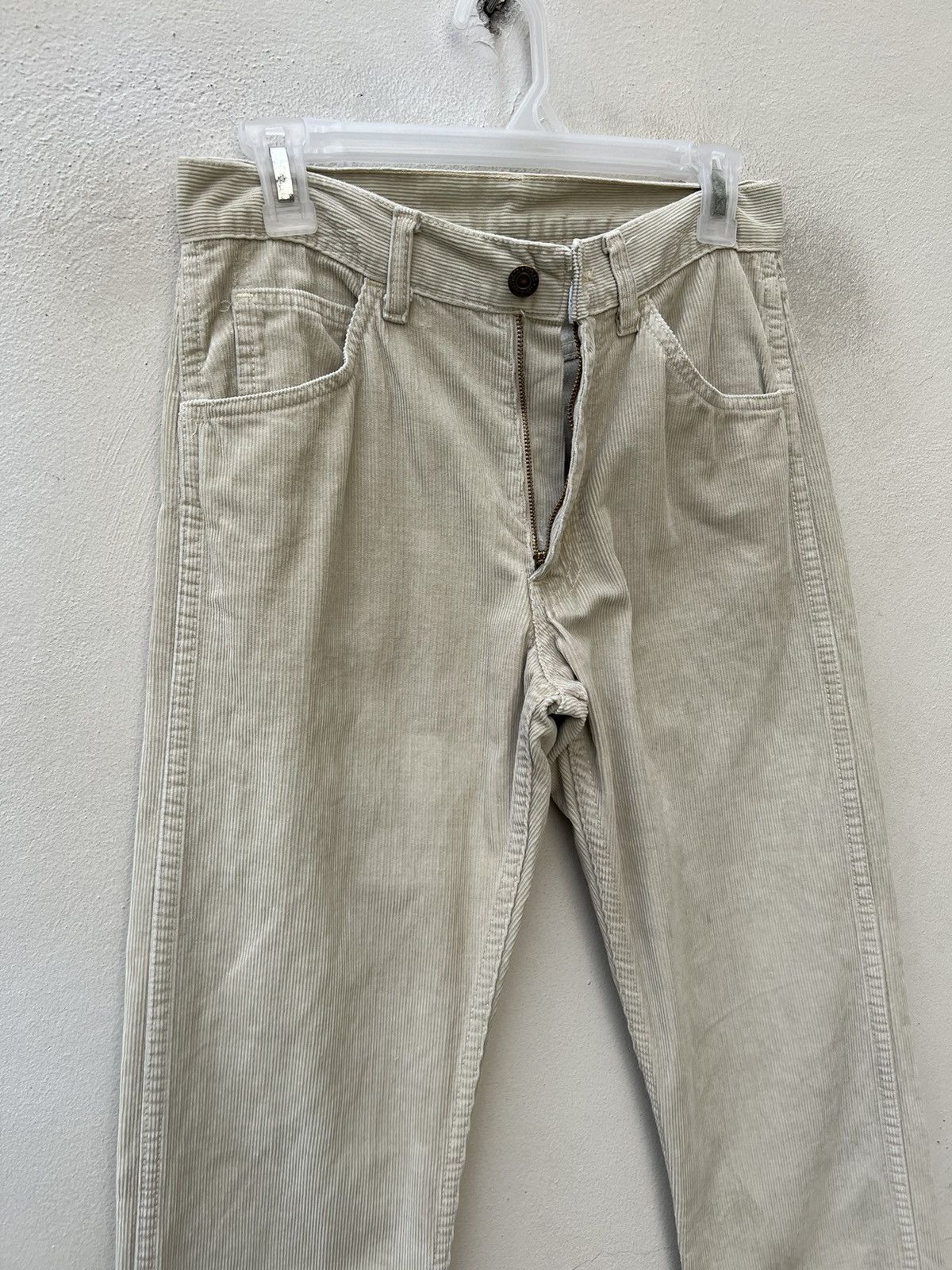 Levi's Vintage Clothing VTG 1999 LVC Levi’s Big E White Tab Corduroy Cream Jeans Size US 28 / EU 44 - 9 Thumbnail