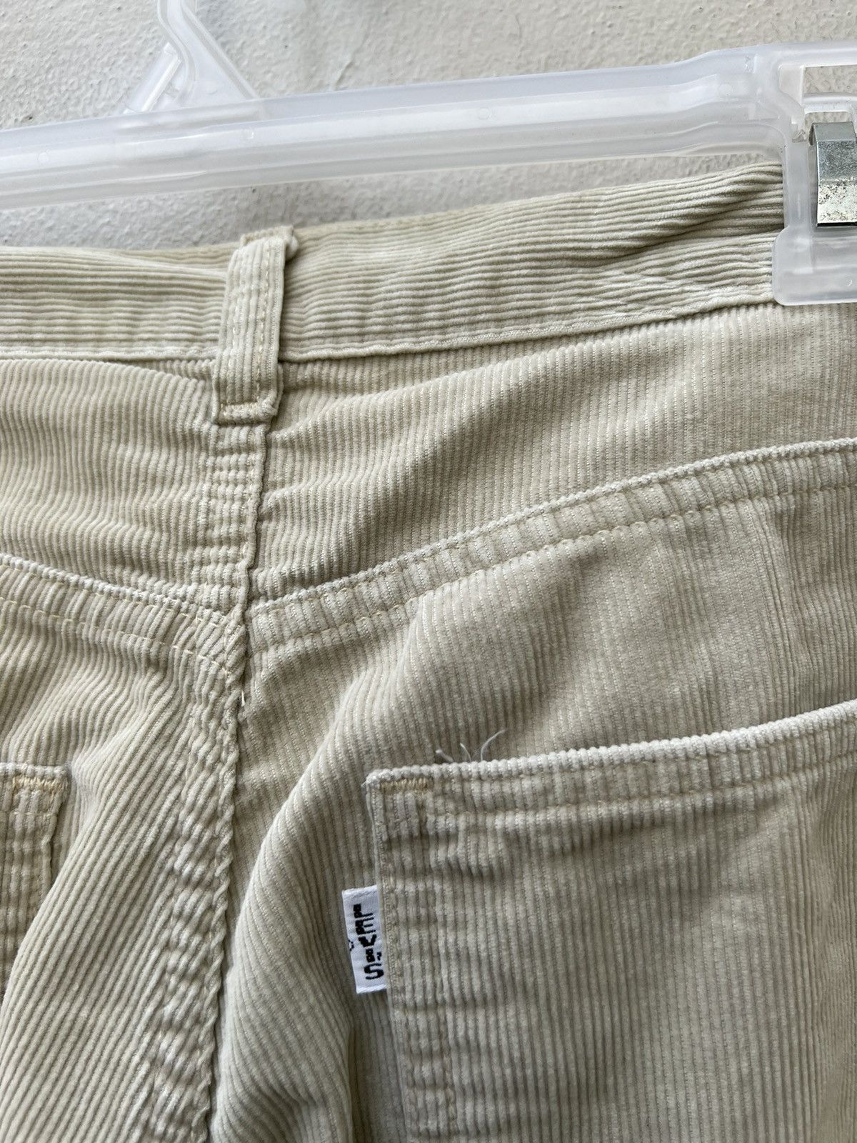 Levi's Vintage Clothing VTG 1999 LVC Levi’s Big E White Tab Corduroy Cream Jeans Size US 28 / EU 44 - 20 Thumbnail