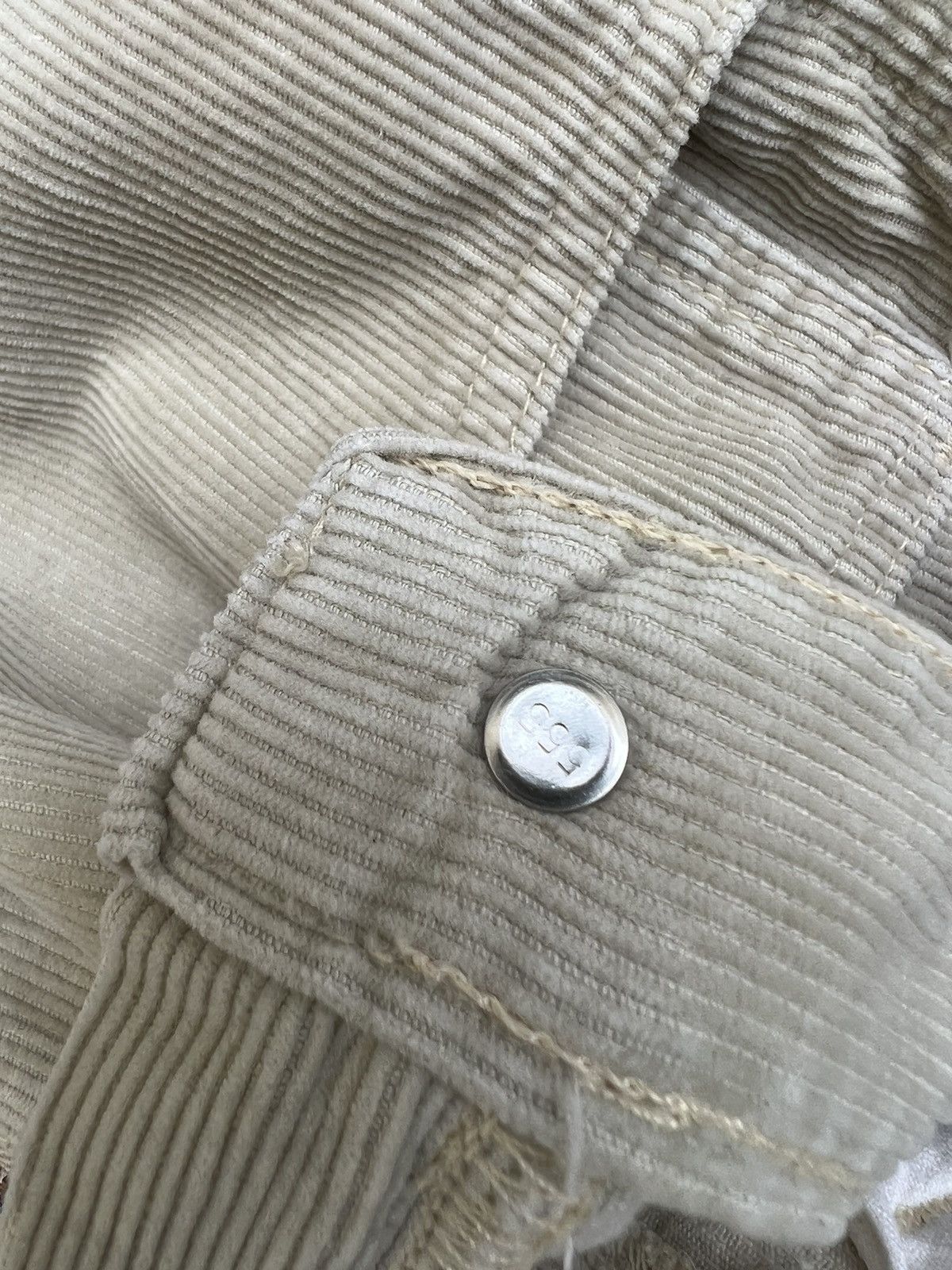 Levi's Vintage Clothing VTG 1999 LVC Levi’s Big E White Tab Corduroy Cream Jeans Size US 28 / EU 44 - 23 Thumbnail