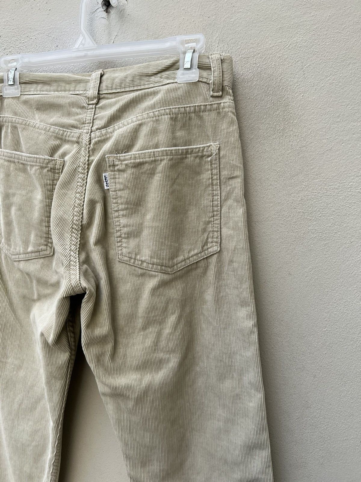 Levi's Vintage Clothing VTG 1999 LVC Levi’s Big E White Tab Corduroy Cream Jeans Size US 28 / EU 44 - 19 Thumbnail