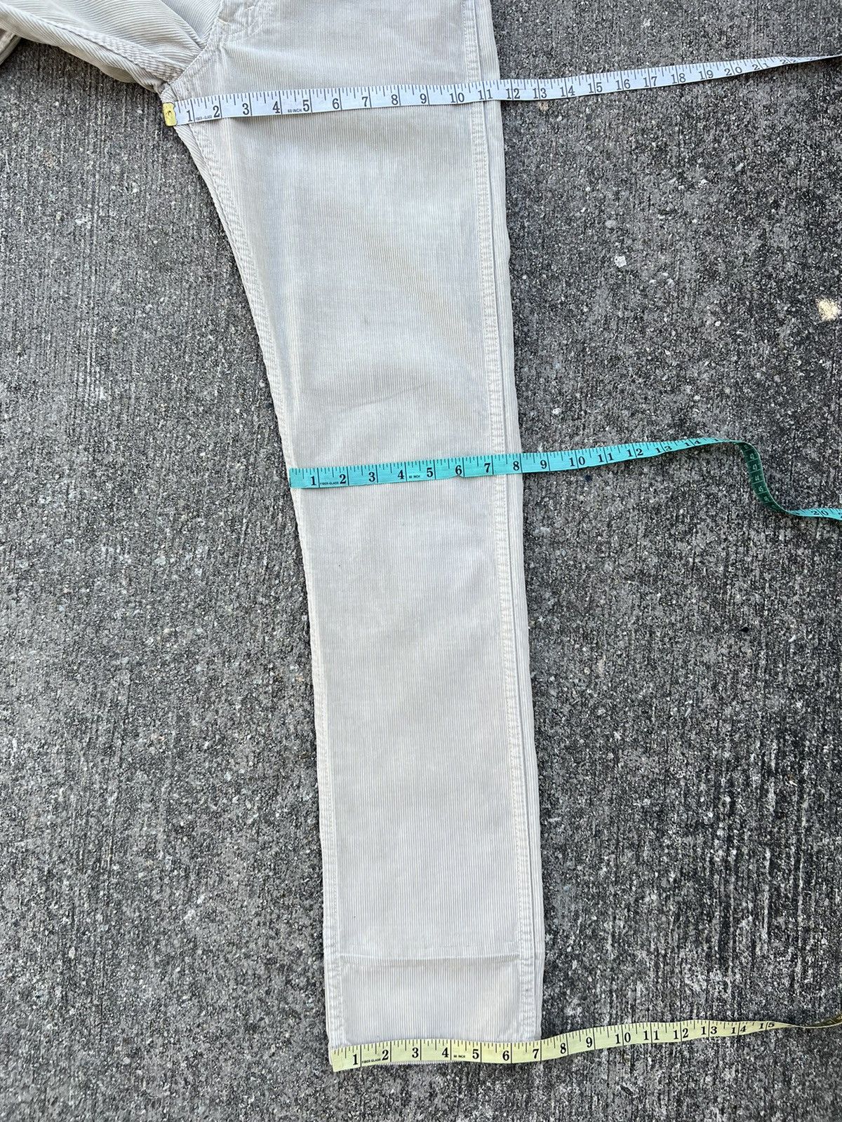 Levi's Vintage Clothing VTG 1999 LVC Levi’s Big E White Tab Corduroy Cream Jeans Size US 28 / EU 44 - 3 Thumbnail