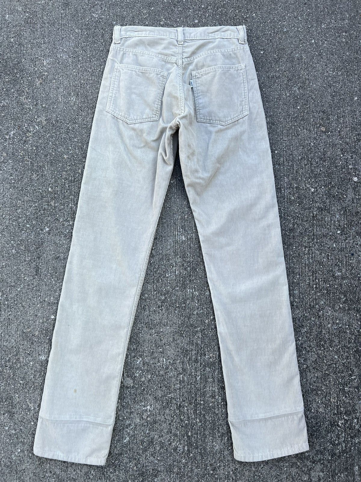 Levi's Vintage Clothing VTG 1999 LVC Levi’s Big E White Tab Corduroy Cream Jeans Size US 28 / EU 44 - 5 Thumbnail