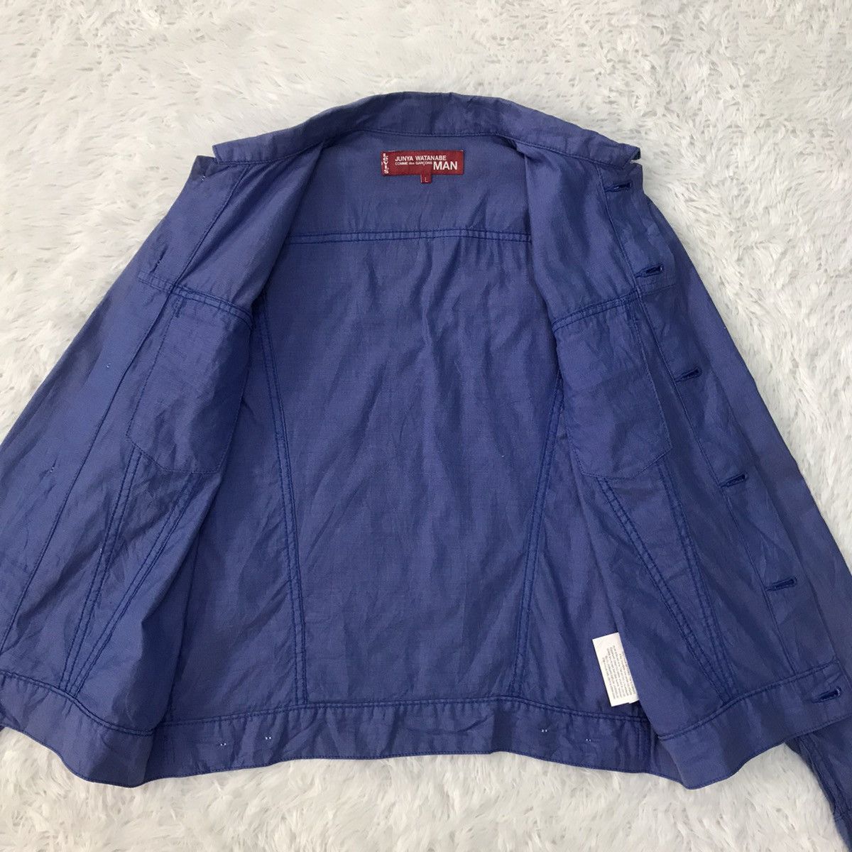 Comme des Garcons Vtg AD2001 Junya Watanabe CDG Man Thin Jacket Shirt Size US L / EU 52-54 / 3 - 2 Thumbnail