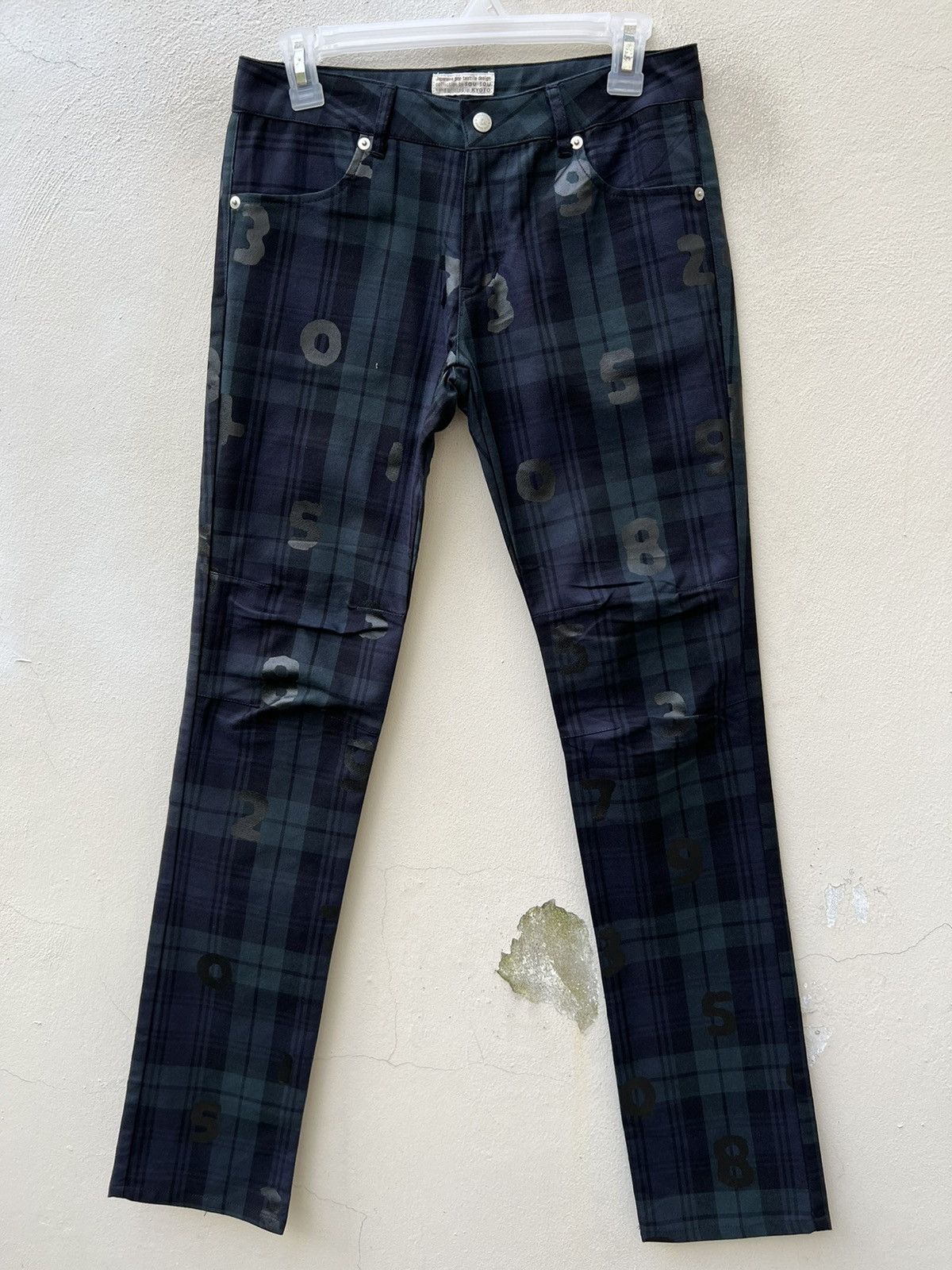 SOU SOU Sou Sou Le Coq Sportif Pop Textile Hand Print Numerical Pant Size US 28 / EU 44 - 6 Thumbnail
