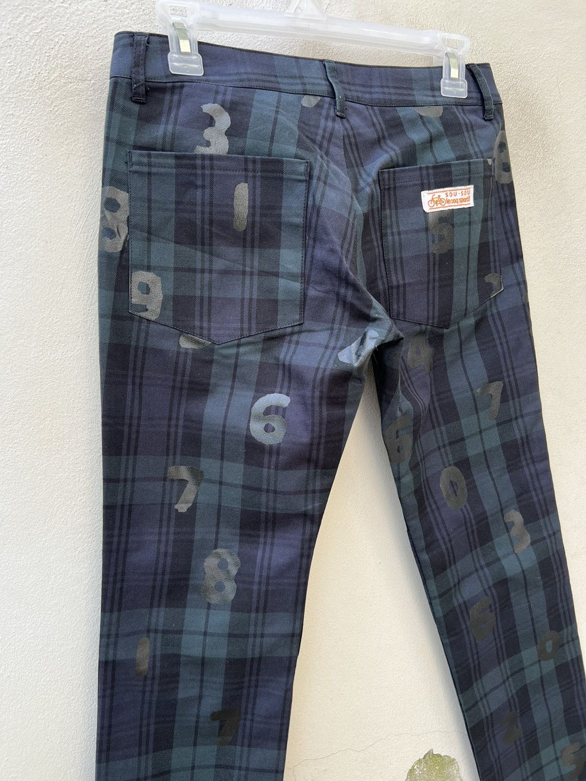 SOU SOU Sou Sou Le Coq Sportif Pop Textile Hand Print Numerical Pant Size US 28 / EU 44 - 15 Thumbnail