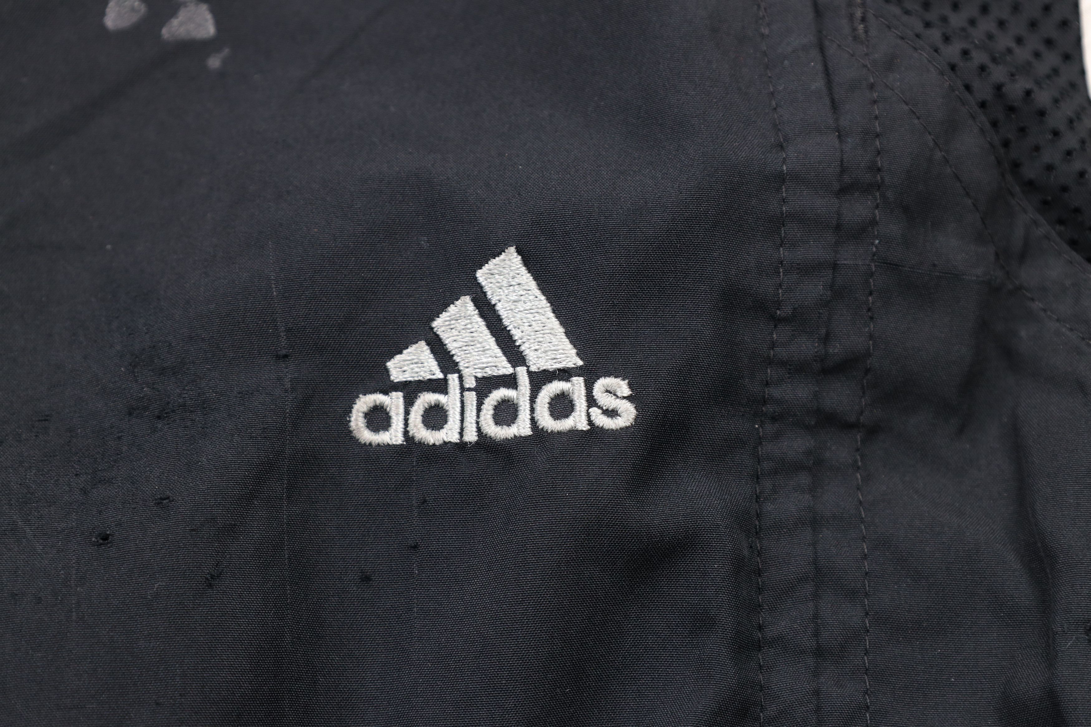 Adidas × Vintage Vintage Adidas Spell Out Striped Lined Wide Leg Sweatpants Size US 36 / EU 52 - 4 Thumbnail