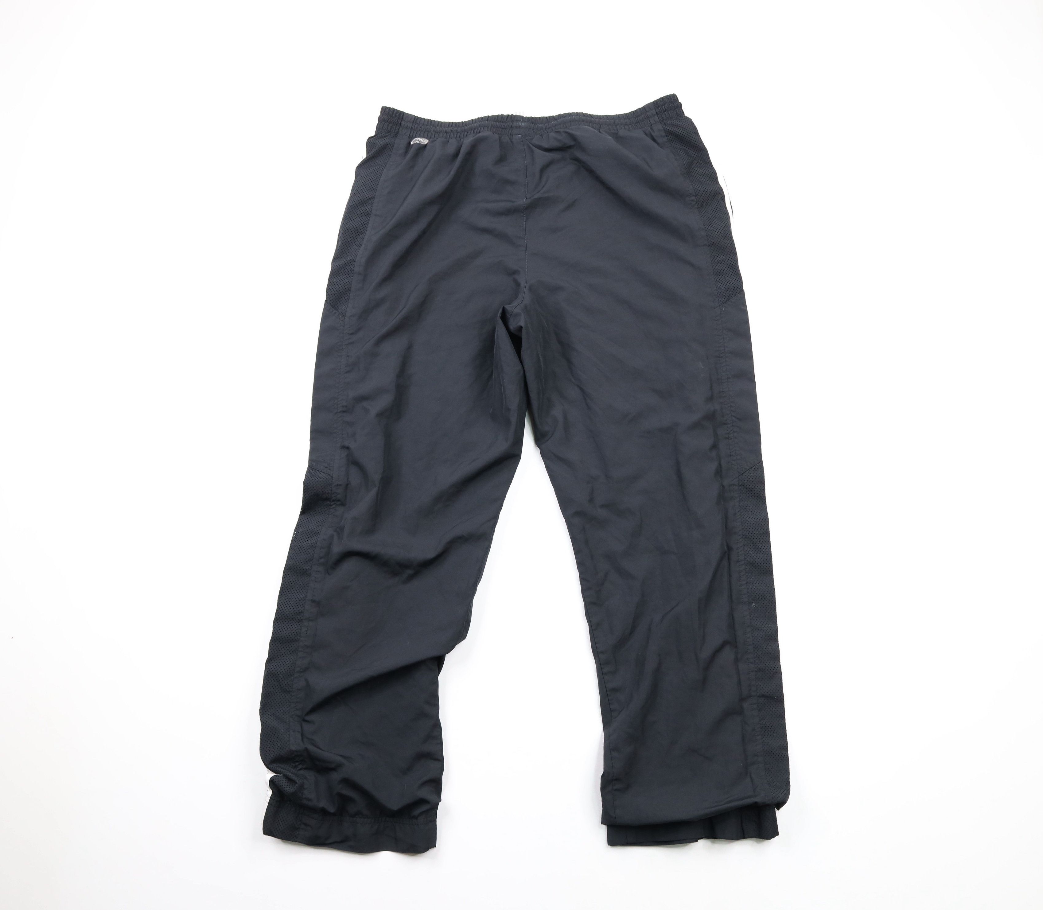 Adidas × Vintage Vintage Adidas Spell Out Striped Lined Wide Leg Sweatpants Size US 36 / EU 52 - 8 Thumbnail