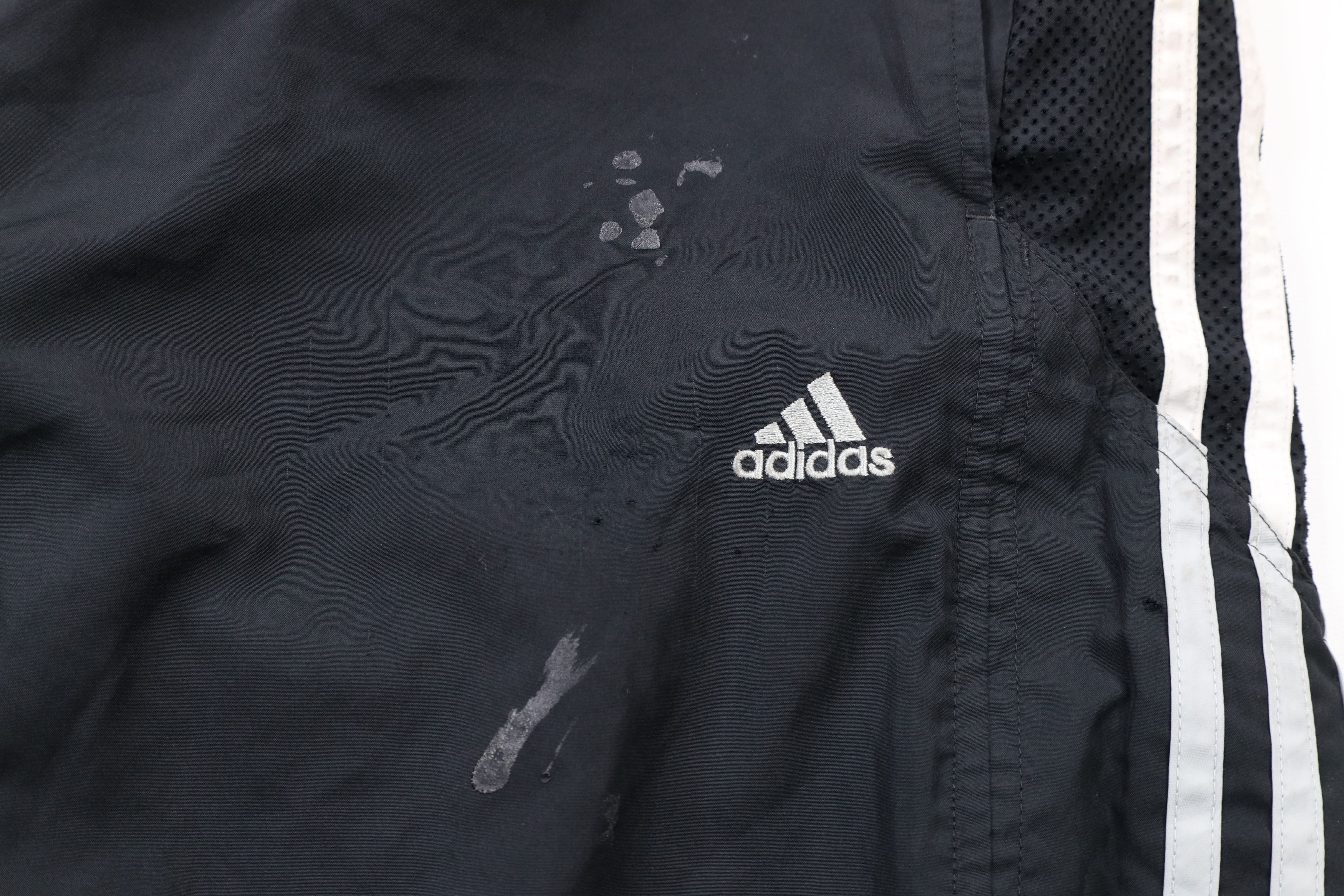 Adidas × Vintage Vintage Adidas Spell Out Striped Lined Wide Leg Sweatpants Size US 36 / EU 52 - 5 Thumbnail