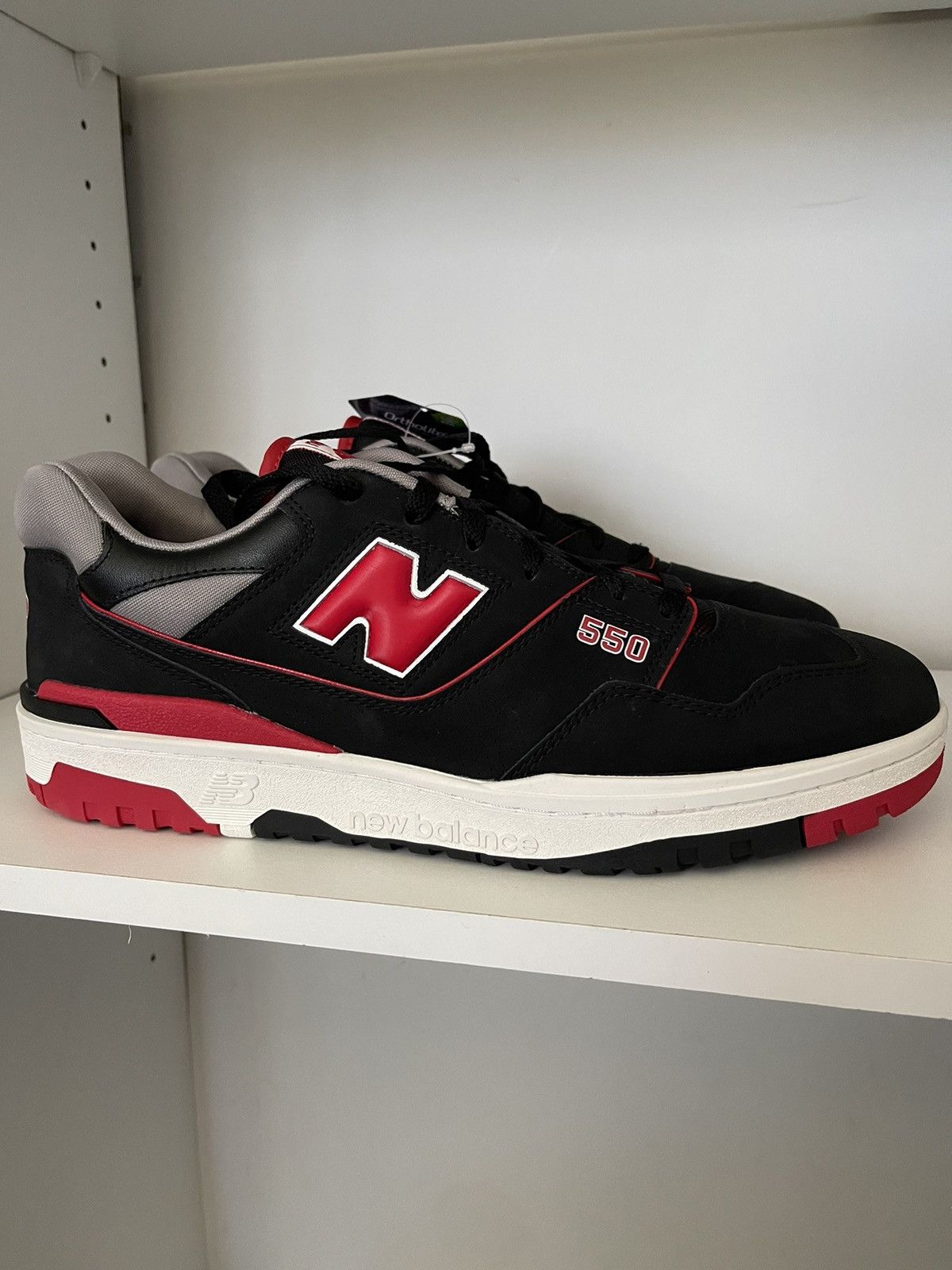 New Balance 550 “Black Red” Size 14 Men's us