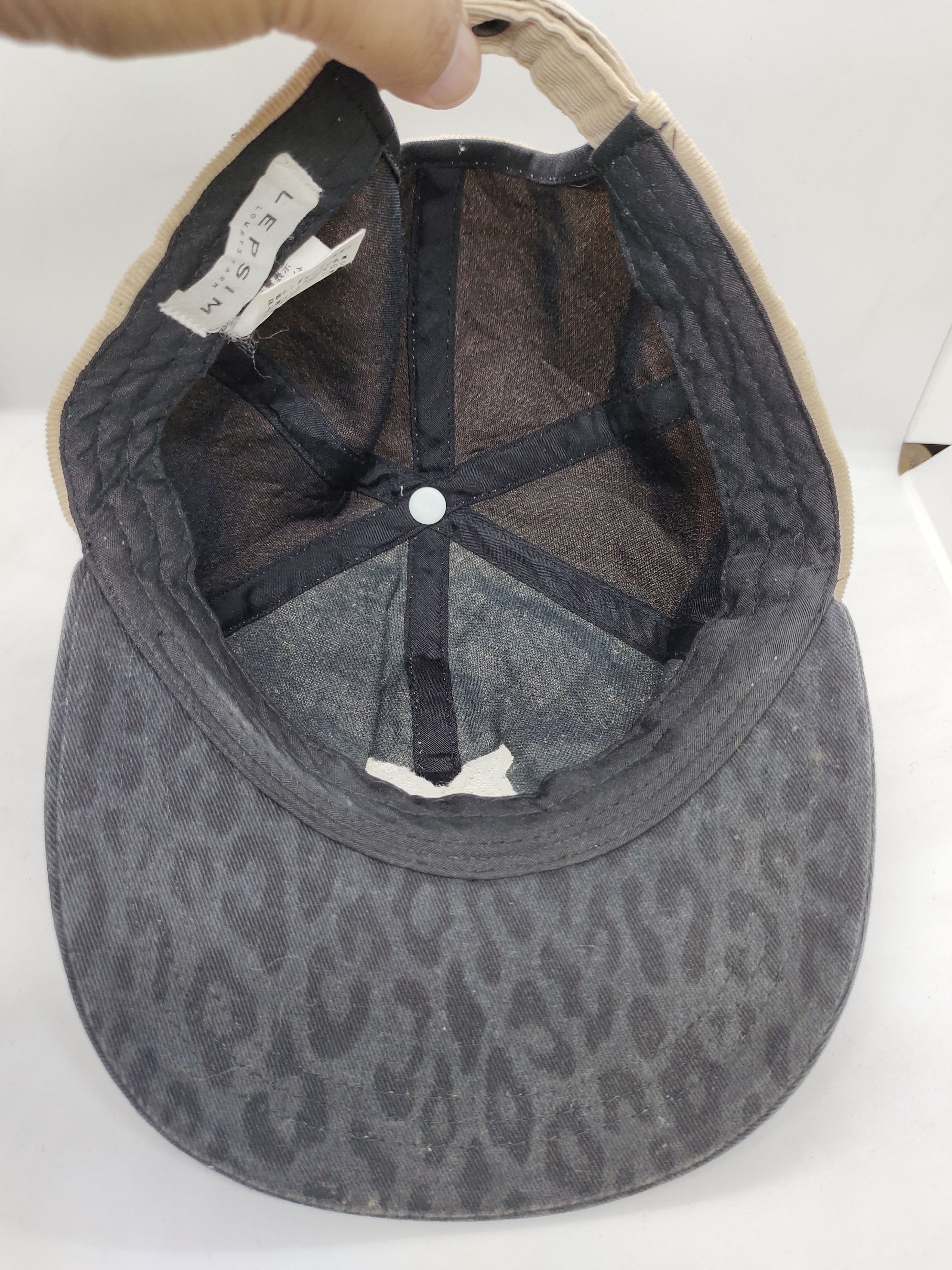 Japanese Brand M logo Lepsim Japan Cap Hat Leopard Brim Size ONE SIZE - 6 Thumbnail