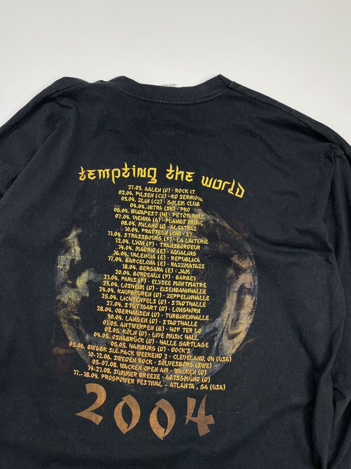 Band Tees × Vintage Rare Vintage Brainstorm Tempting The World 2004 Tour T-Shirt Size US XL / EU 56 / 4 - 6 Thumbnail