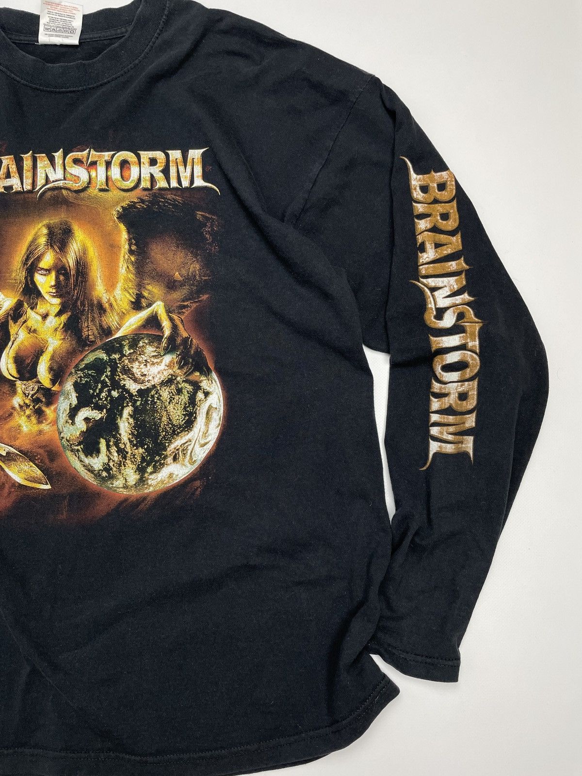 Band Tees × Vintage Rare Vintage Brainstorm Tempting The World 2004 Tour T-Shirt Size US XL / EU 56 / 4 - 2 Thumbnail