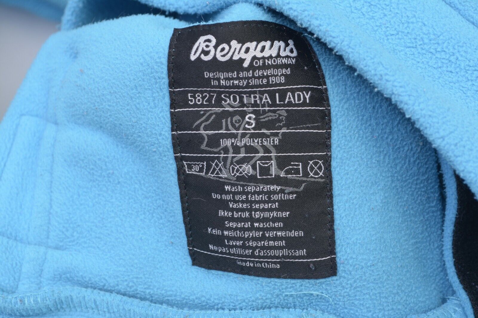 Other BERGANS 5827 SOTRA LADY Fleece Jacket Sweatshirt Hoodie Size S / US 4 / IT 40 - 4 Thumbnail