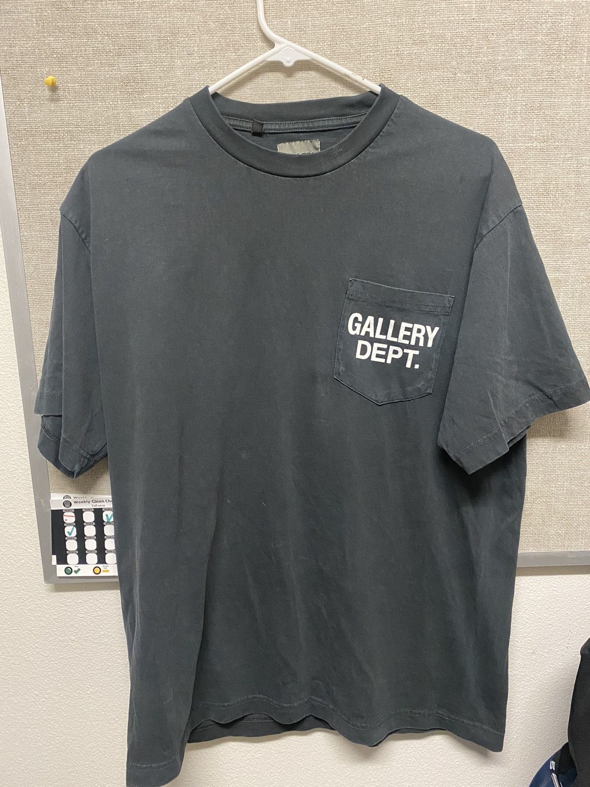 image of Gallery Dept. OG Pocket T-Shirt Used in Black, Men's (Size Small)