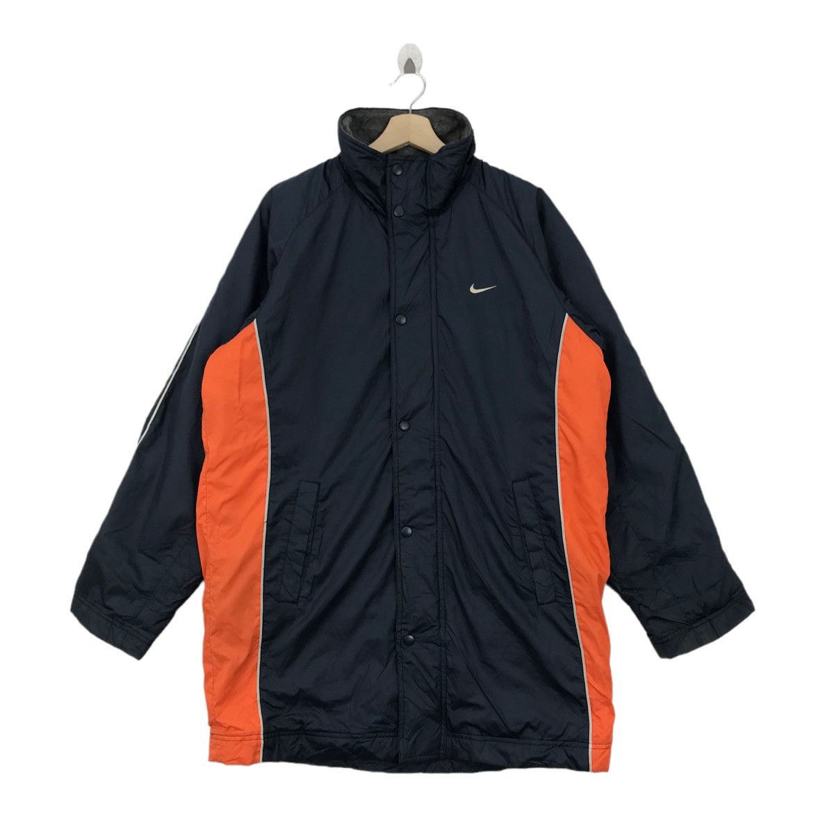 Nike Vintage Nike Swoosh Long Jacket Hiphop Swag SportswearWinter Size US M / EU 48-50 / 2 - 1 Thumbnail