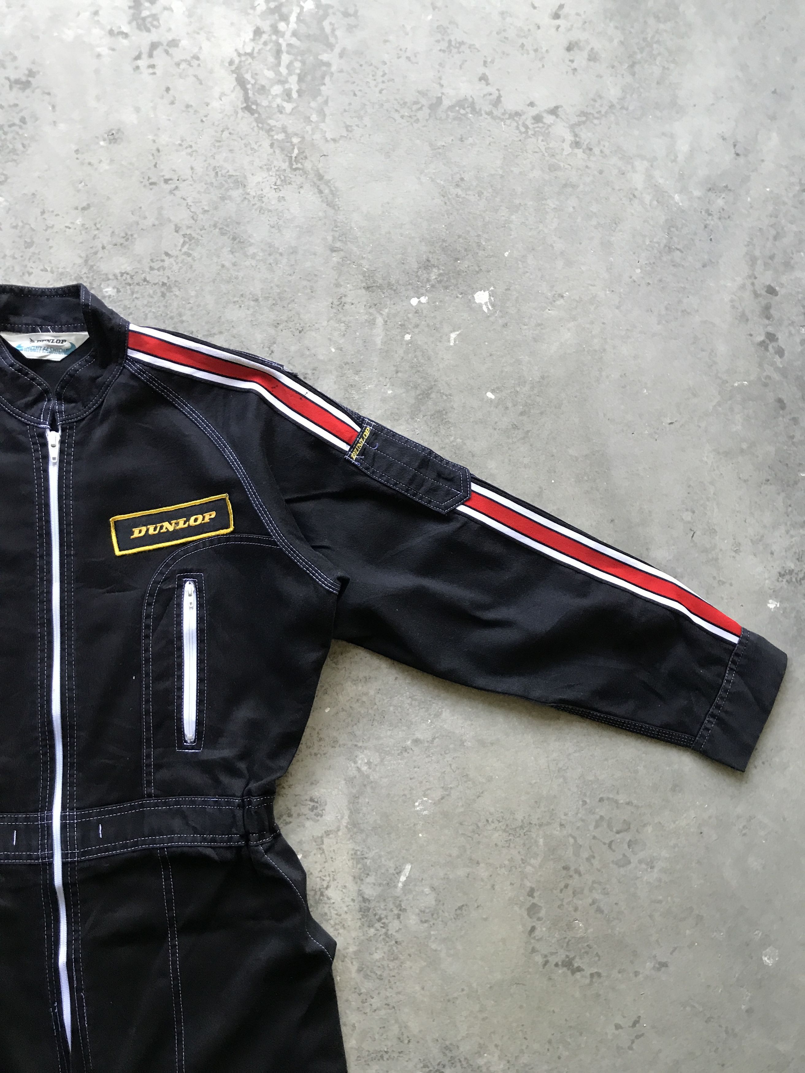 Japanese Brand CVA1 - DUNLOP Racing Circuit Issue Sturdy Coverall Size US 30 / EU 46 - 2 Thumbnail