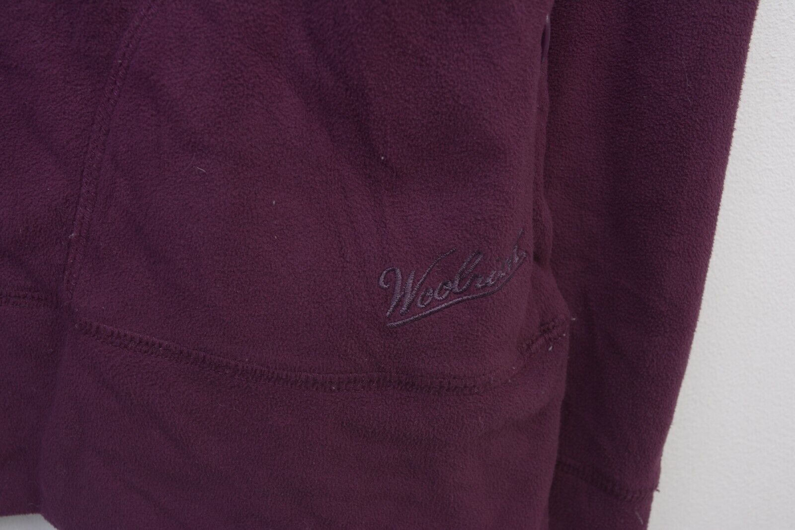 Vintage × Woolrich Woolen Mills Fleece Jacket EU 40 Sweatshirt Sweater Zip Jumper sweater Size M / US 6-8 / IT 42-44 - 4 Thumbnail