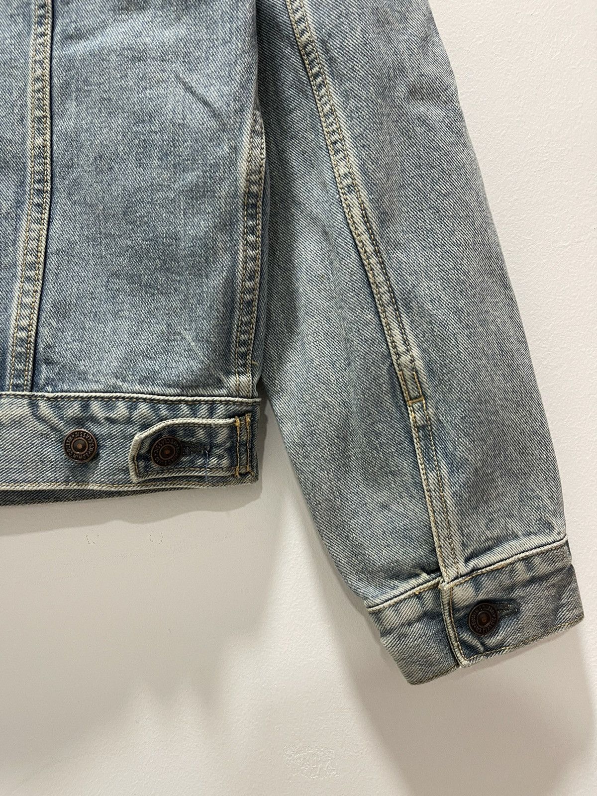 Edwin VINTAGE EDWIN LOT 5465 SUN FADED DISTRESSED DEMNIM JACKET Size US M / EU 48-50 / 2 - 8 Thumbnail