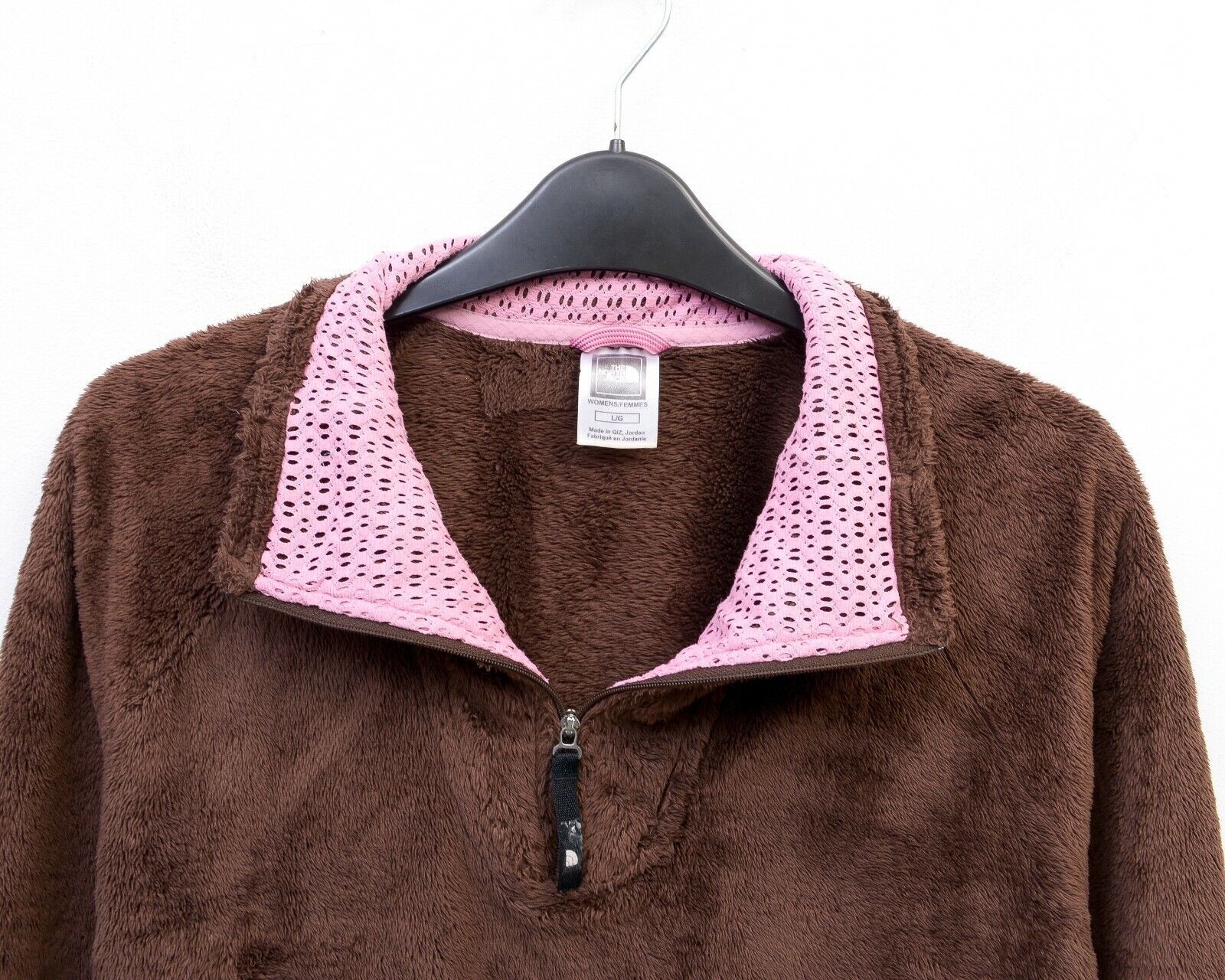 The North Face Fleece Jumper Sweatshirt Sweater Pullover Fluffy Zipneck Size L / US 10 / IT 46 - 4 Thumbnail