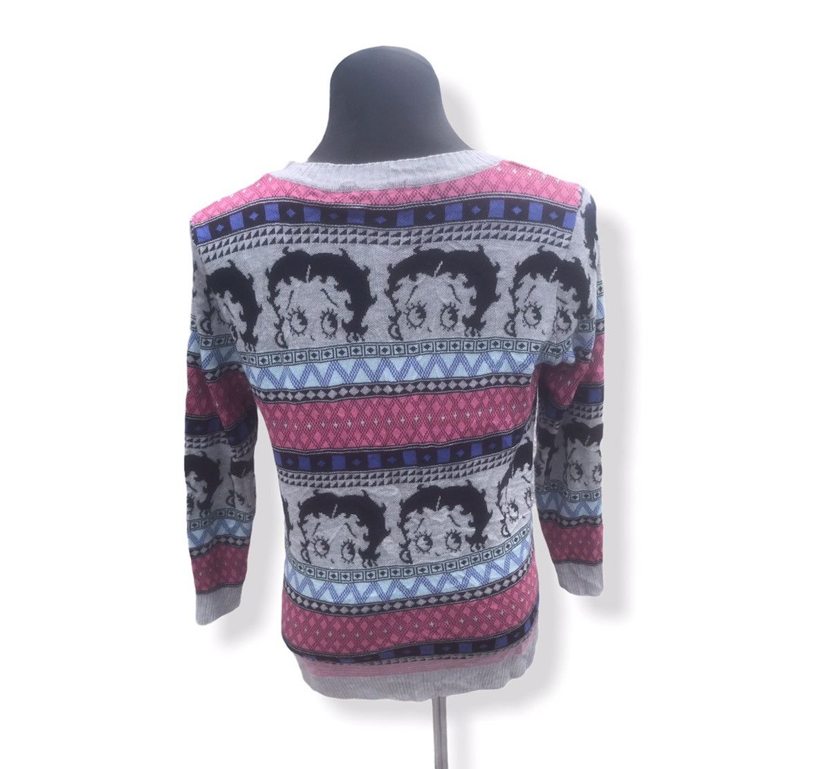 Cartoon Network × Vintage Vintage Betty Boop Fullprint Betty Head Cardigan Size L / US 10 / IT 46 - 6 Thumbnail