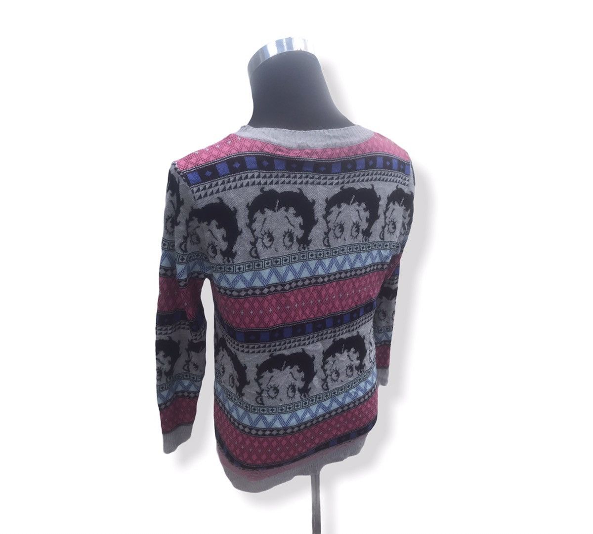 Cartoon Network × Vintage Vintage Betty Boop Fullprint Betty Head Cardigan Size L / US 10 / IT 46 - 8 Thumbnail