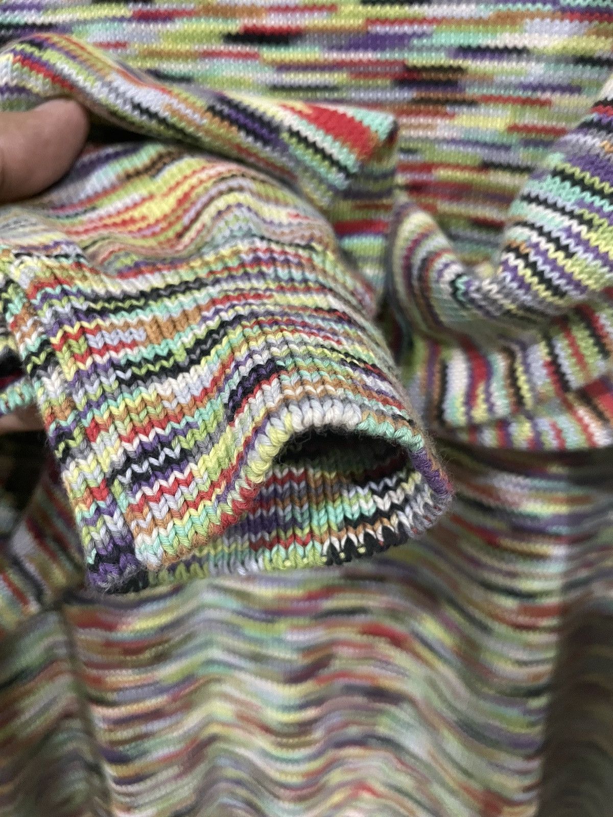 Beams Plus × Designer × Japanese Brand Beams Psychedelic Multicoloured Knitwear Size US M / EU 48-50 / 2 - 7 Thumbnail