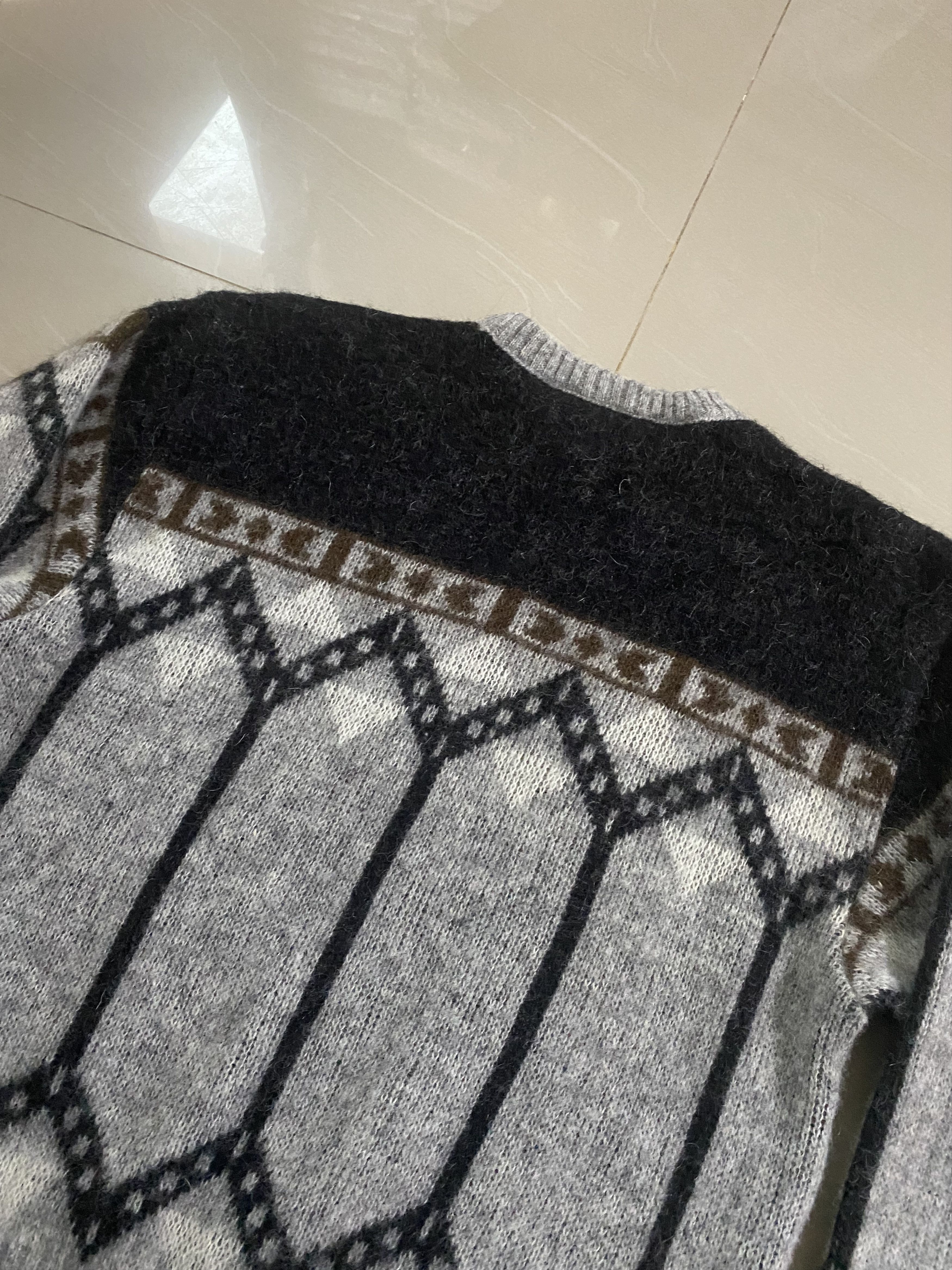 Aran Isles Knitwear Rare Icewool by Alafoss of Iceland Wool Knitwear Size US L / EU 52-54 / 3 - 6 Thumbnail