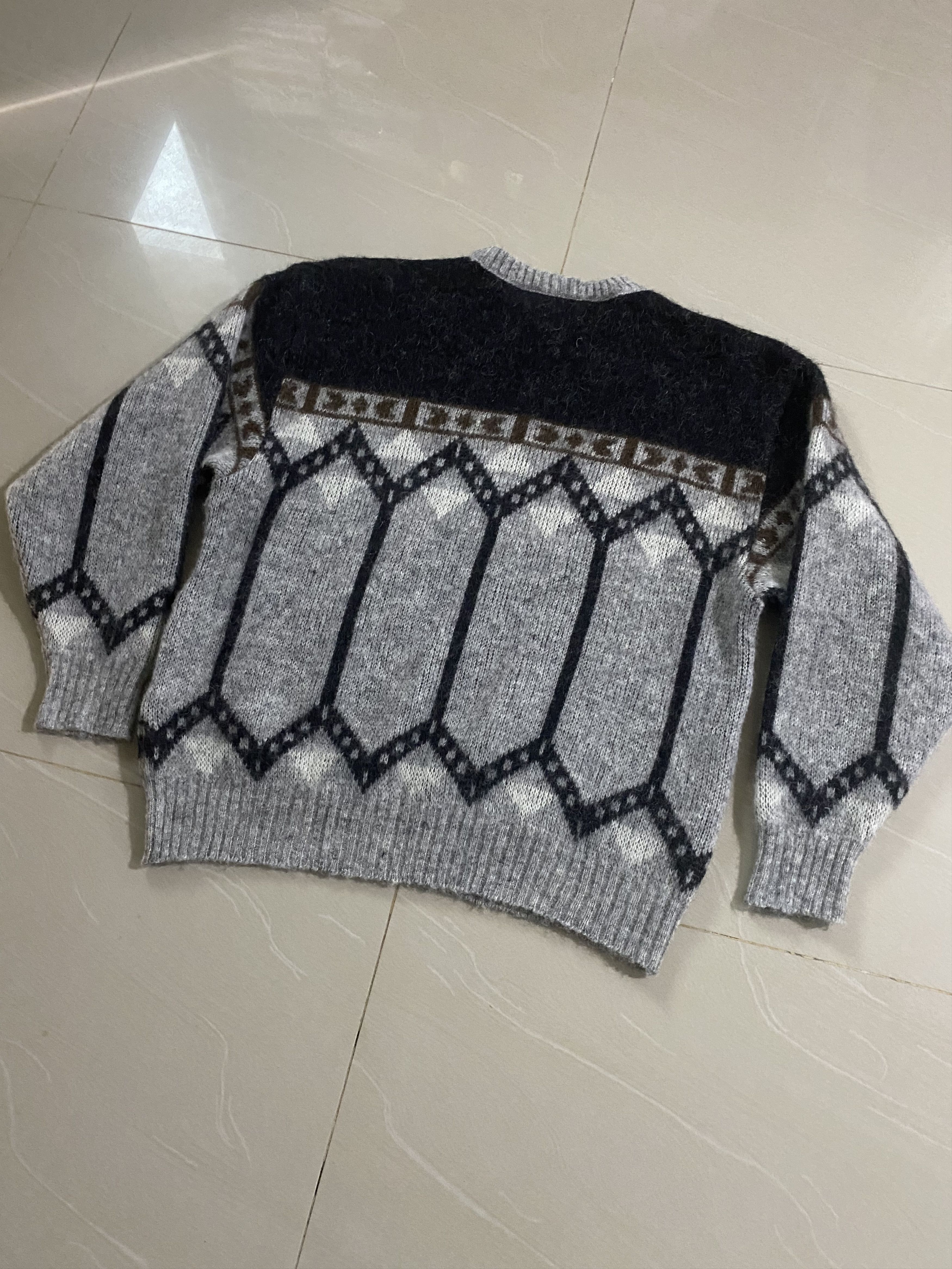 Aran Isles Knitwear Rare Icewool by Alafoss of Iceland Wool Knitwear Size US L / EU 52-54 / 3 - 7 Thumbnail