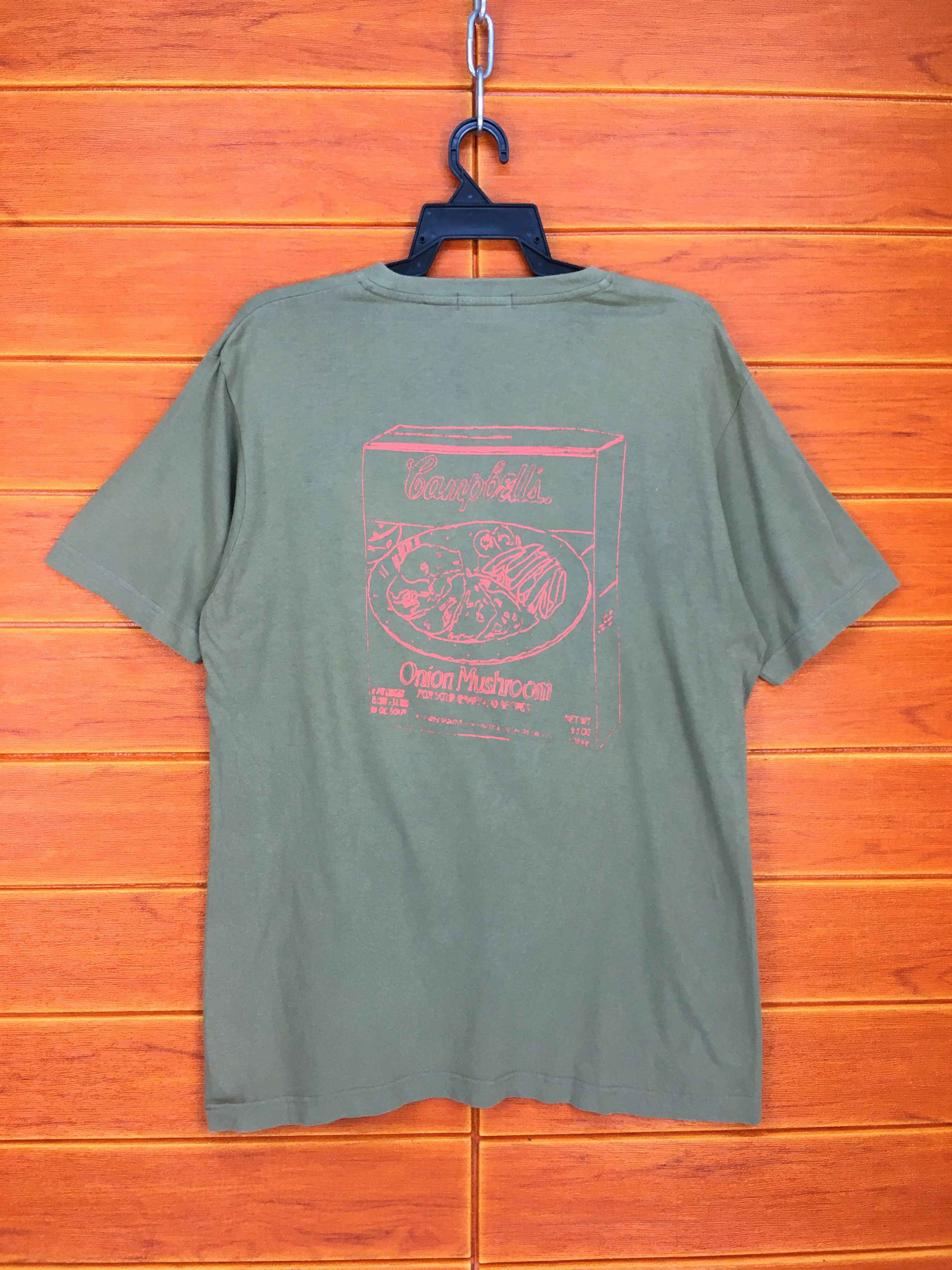Andy Warhol Vintage ANDY WARHOL Campbells Onion Mushroom Soup Shirt Size US M / EU 48-50 / 2 - 5 Thumbnail